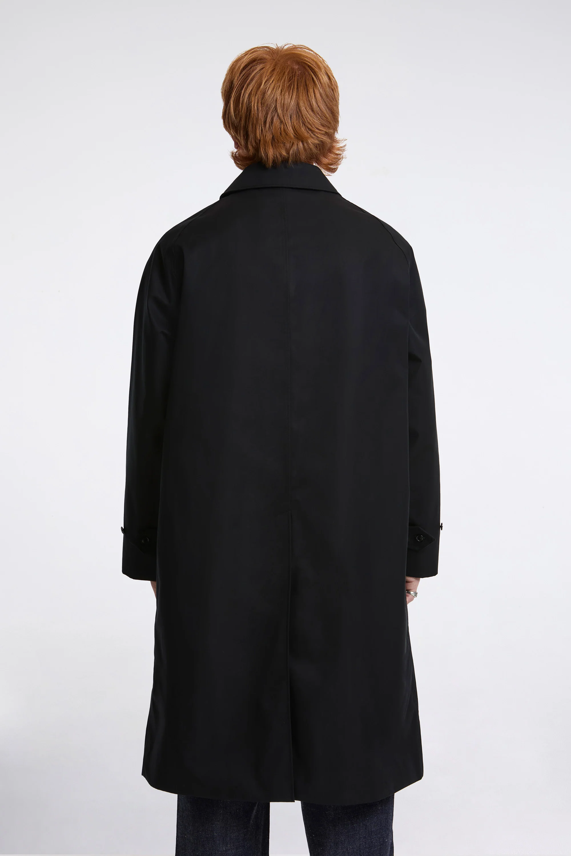 2L Cotton Gore-Tex Balmacaan Coat Black - Image 5