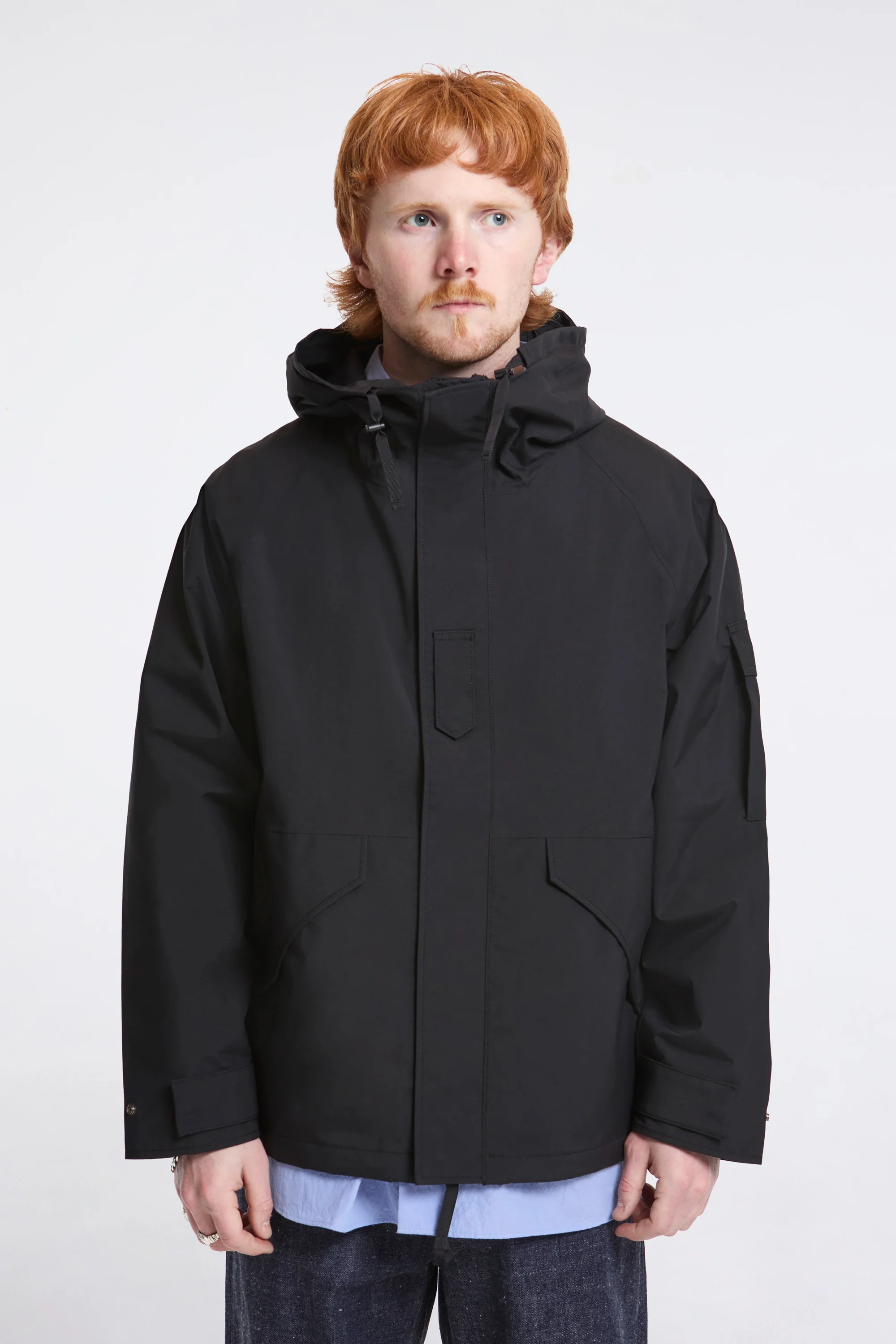2L Nylon Gore-Tex Cruiser Jacket Black - Image 2