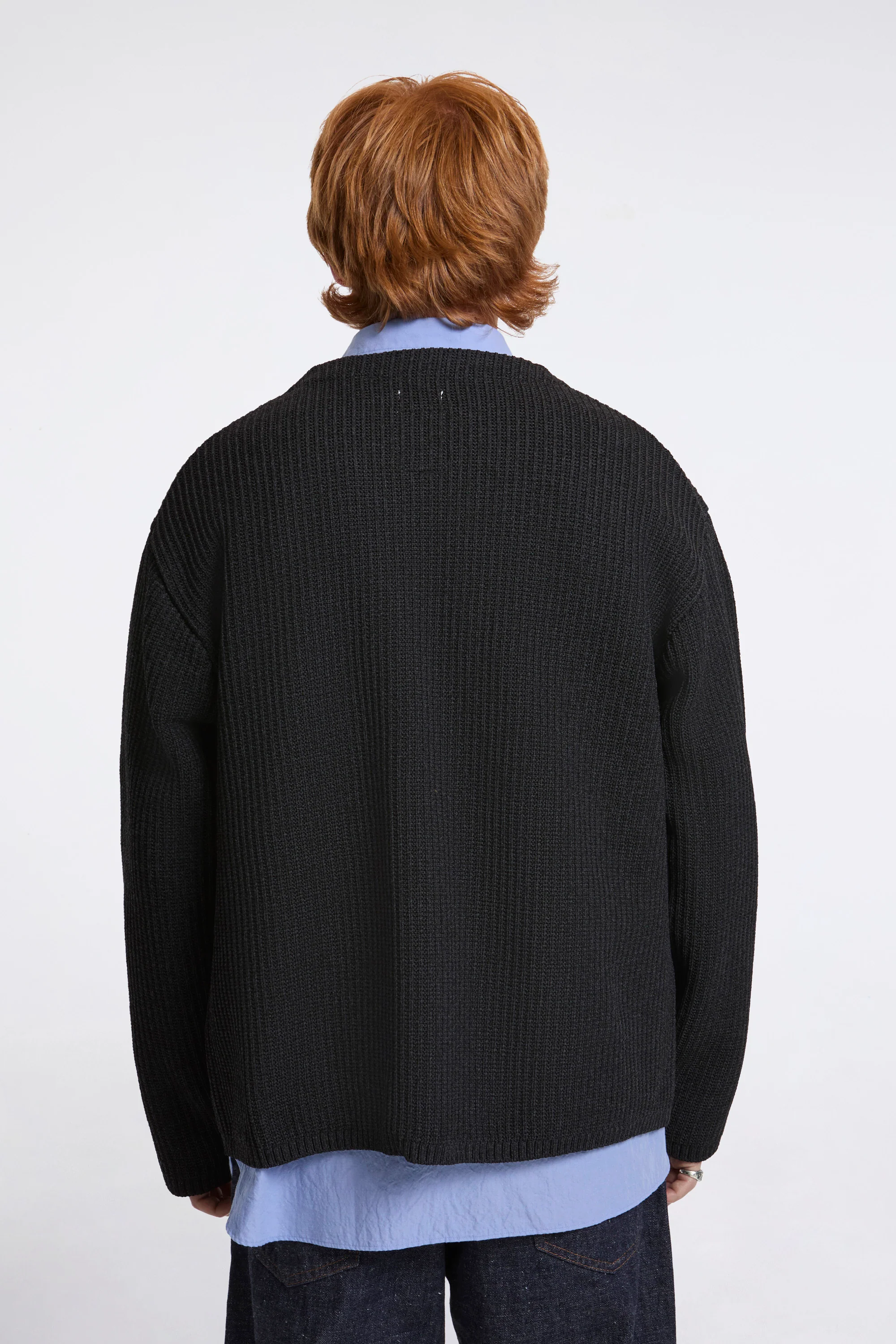 5G Zip Cardigan Black - Image 6