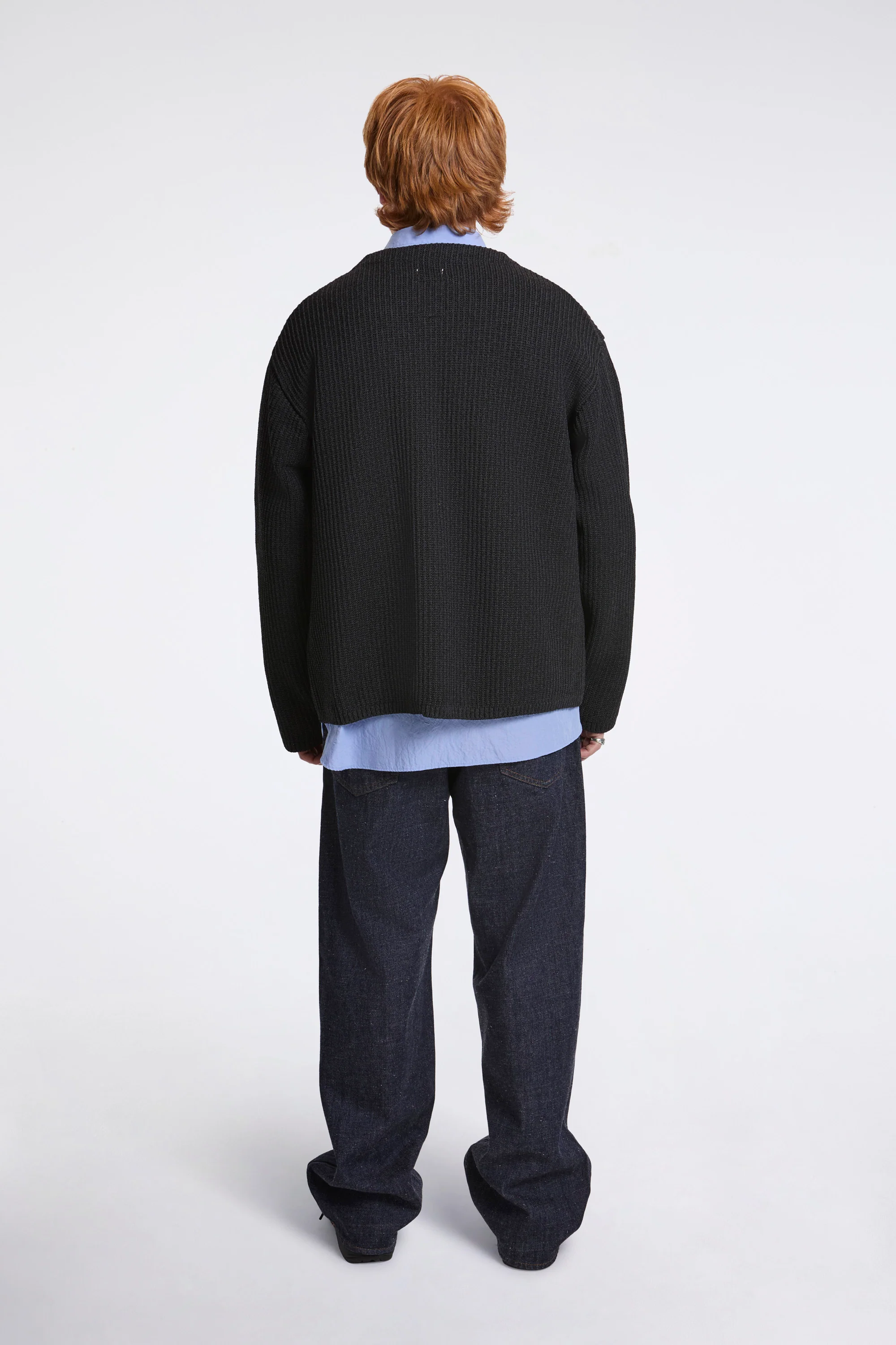 5G Zip Cardigan Black - Image 7