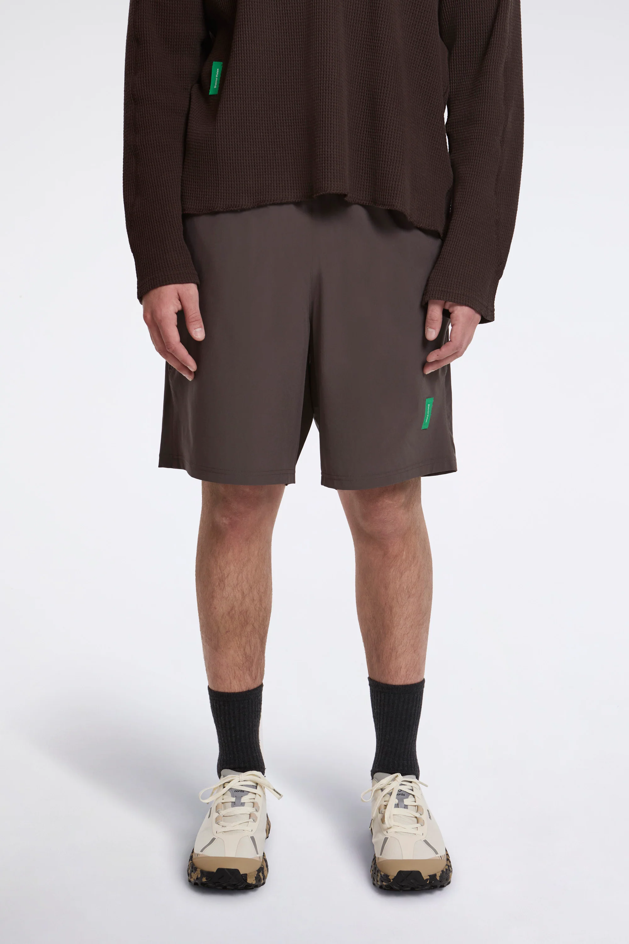 9" Training Shorts Dark Taupe - Image 2