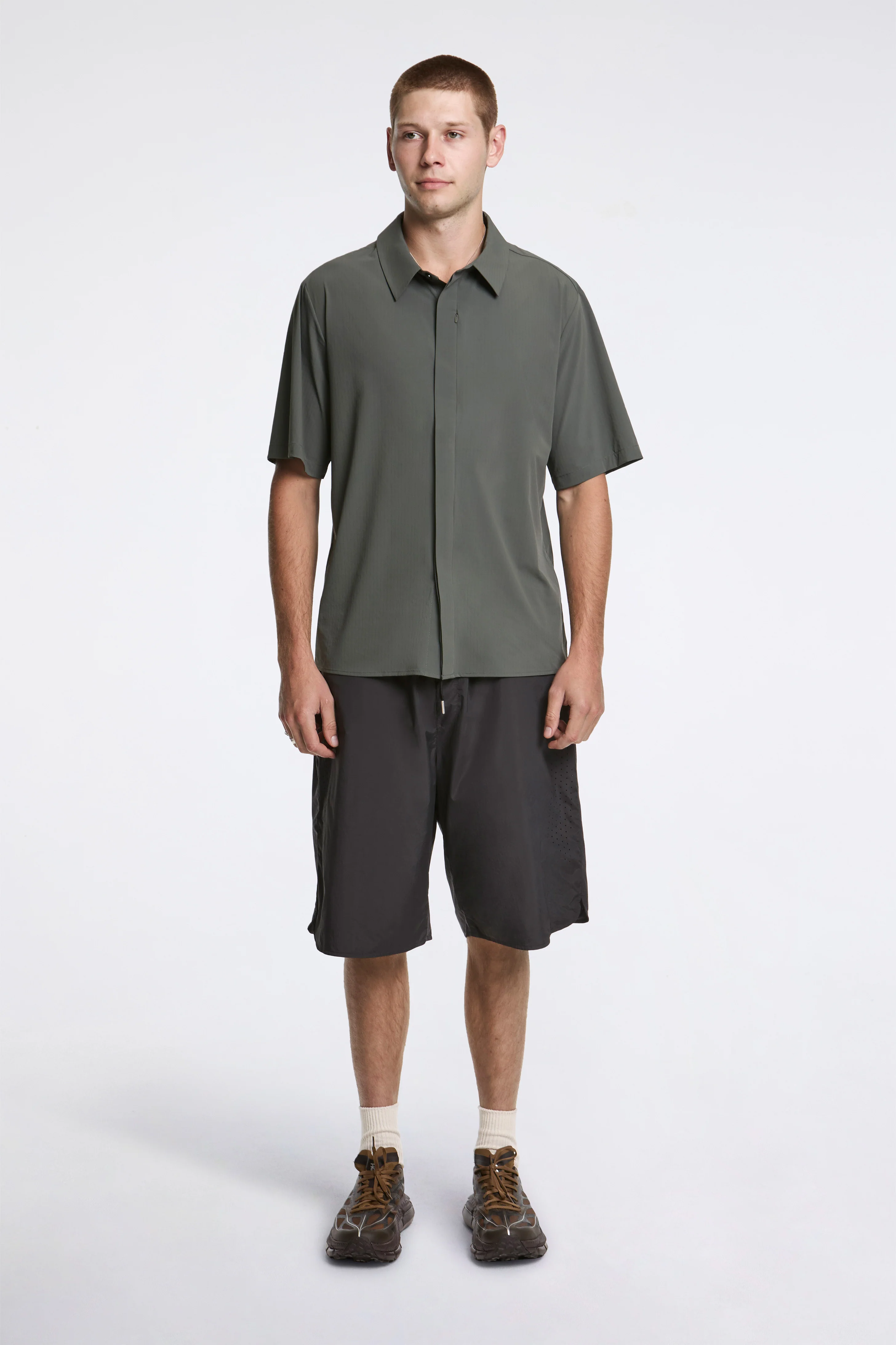Align Button Up SS Shirt Pine Mist - Image 2
