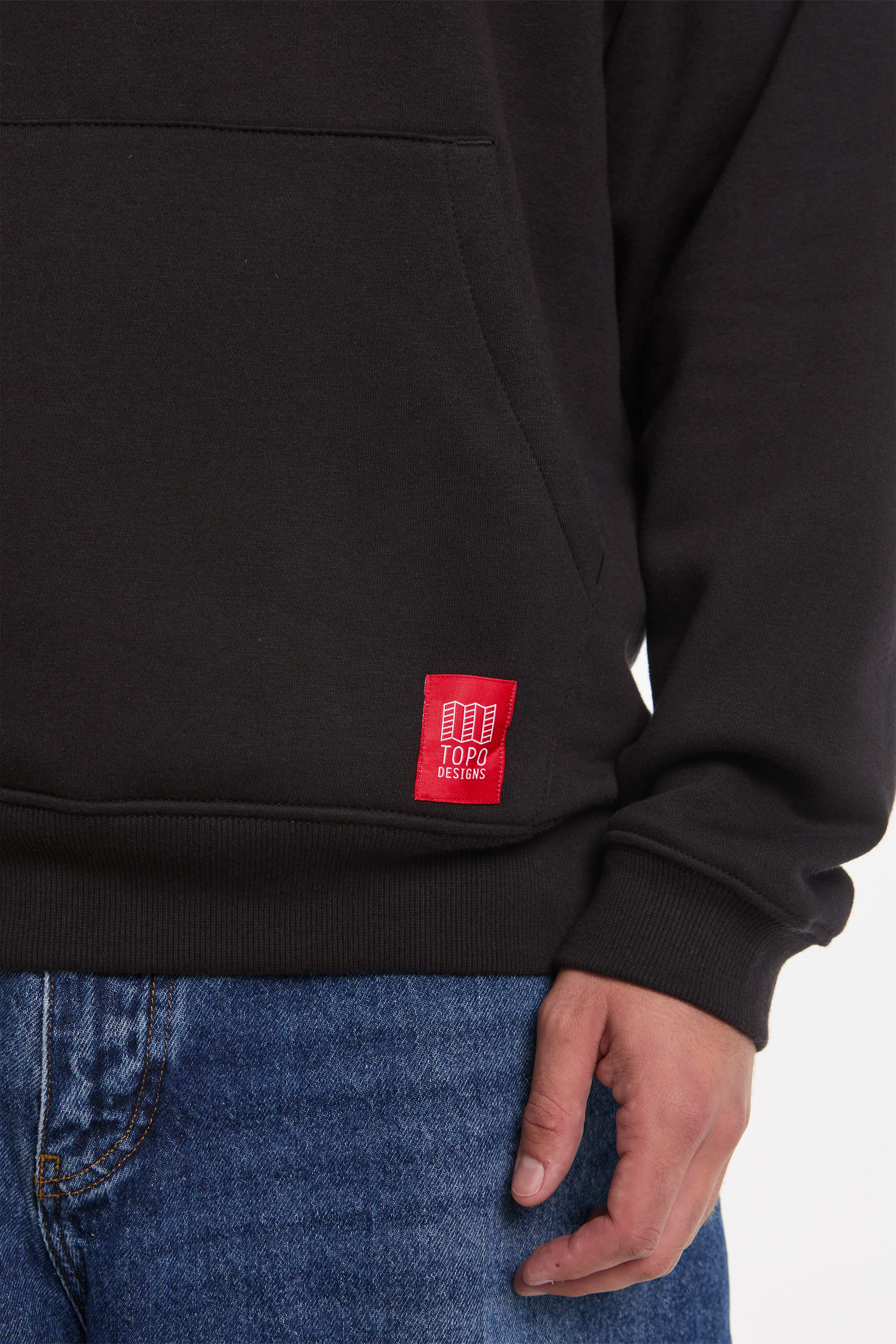 Alpine High Label Hoodie Black - Image 3