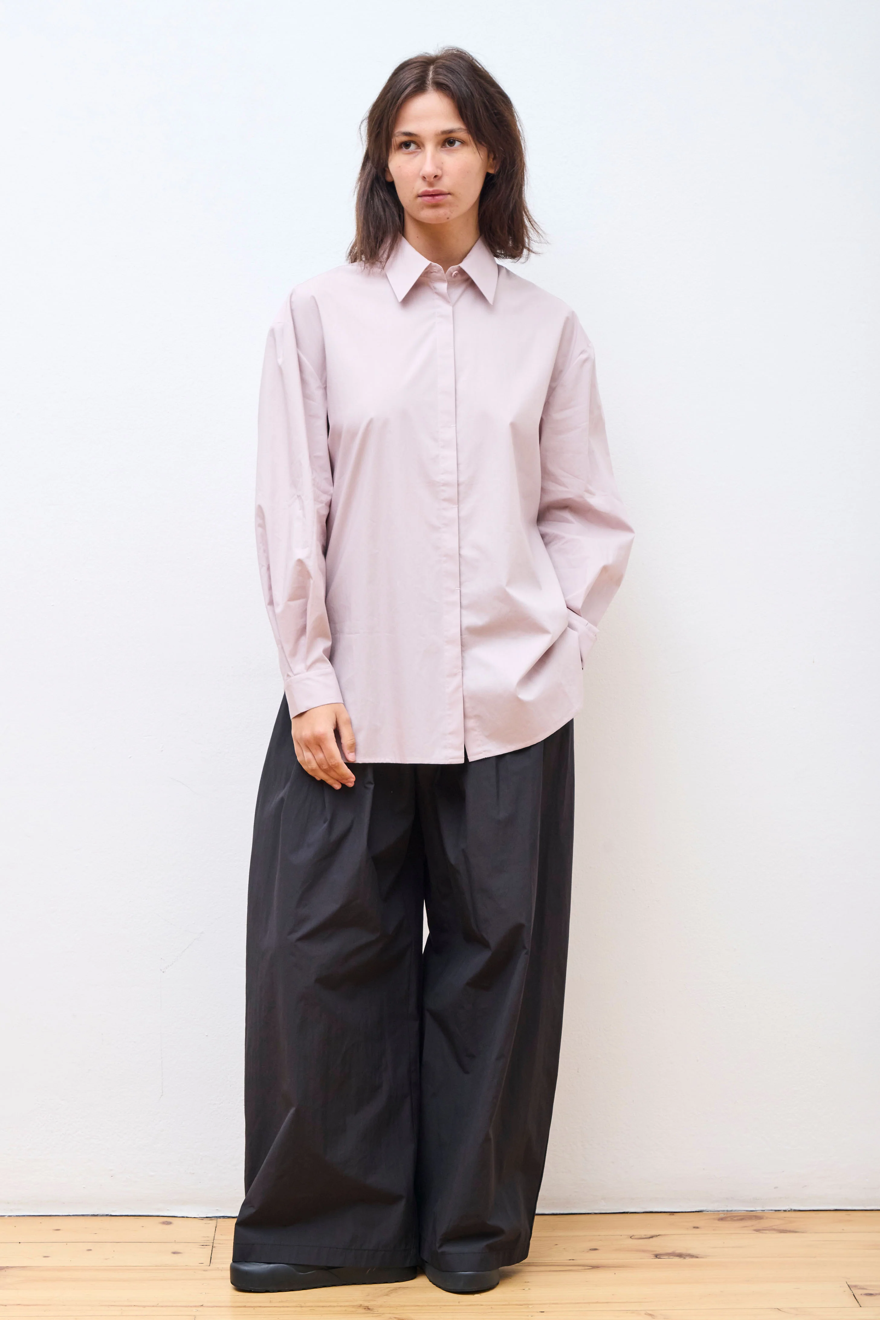 Three Tuck Banding Pants Black - Image 7