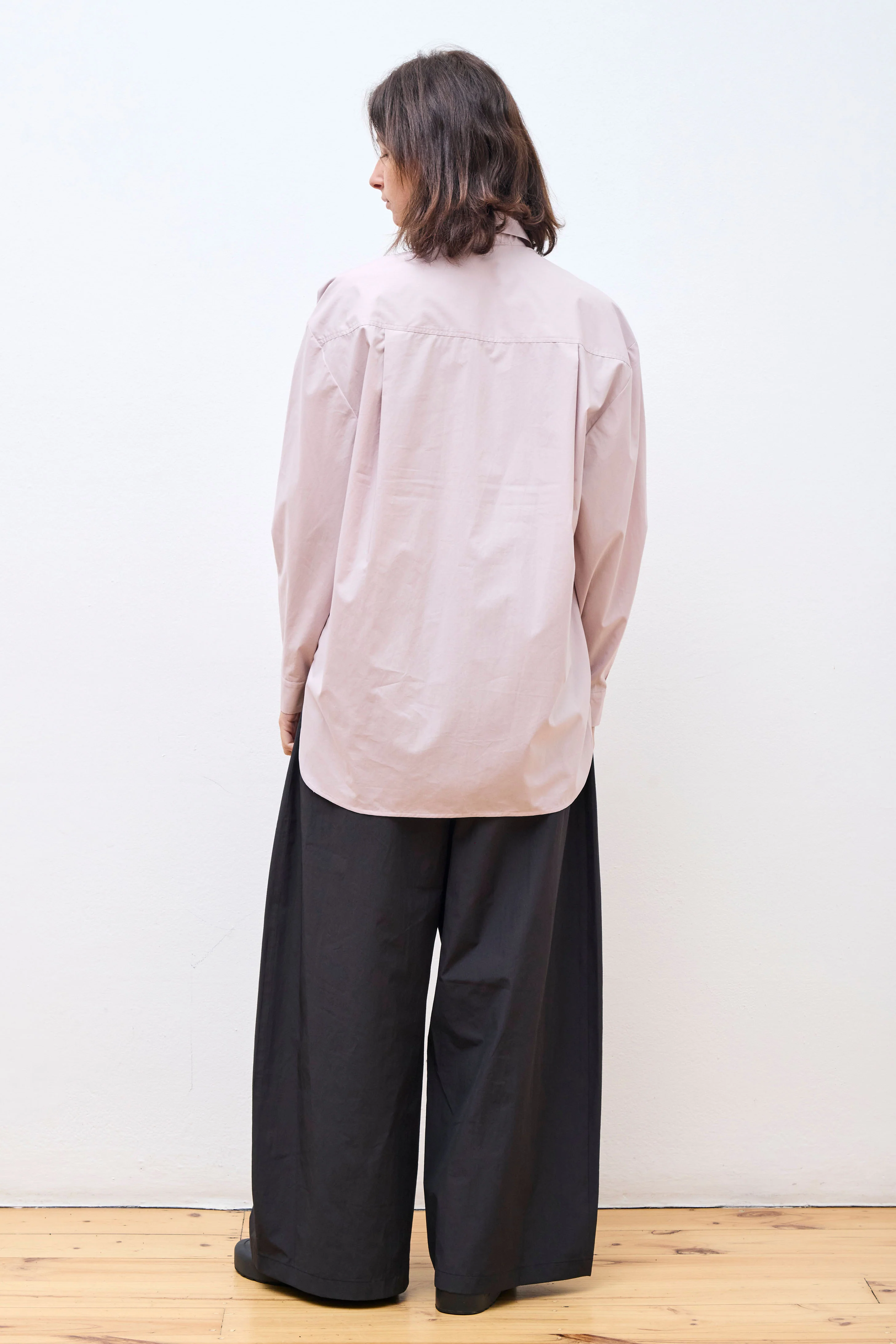 Three Tuck Banding Pants Black - Image 8