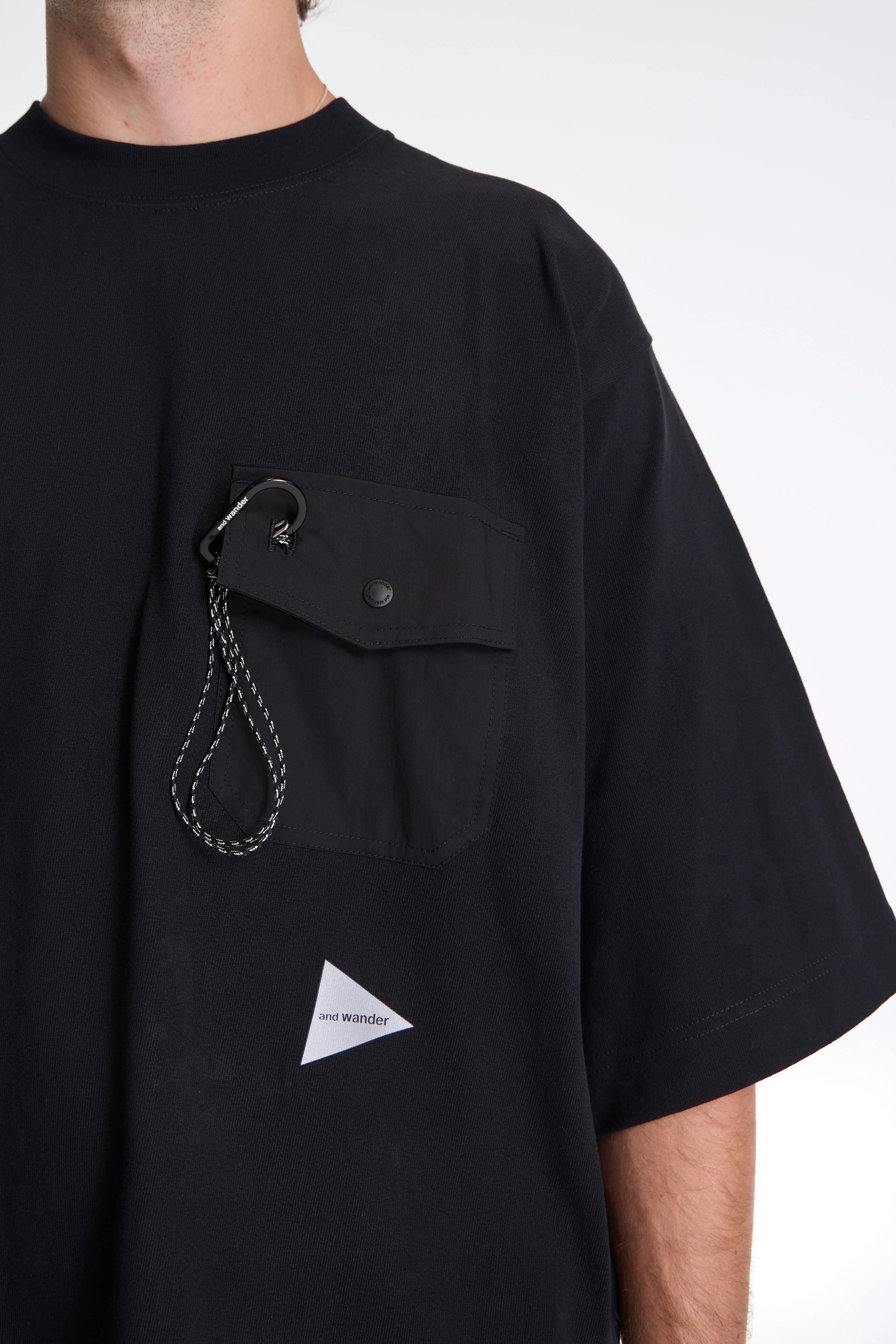 Heavy Cotton Pocket HS Tee Black - Image 3
