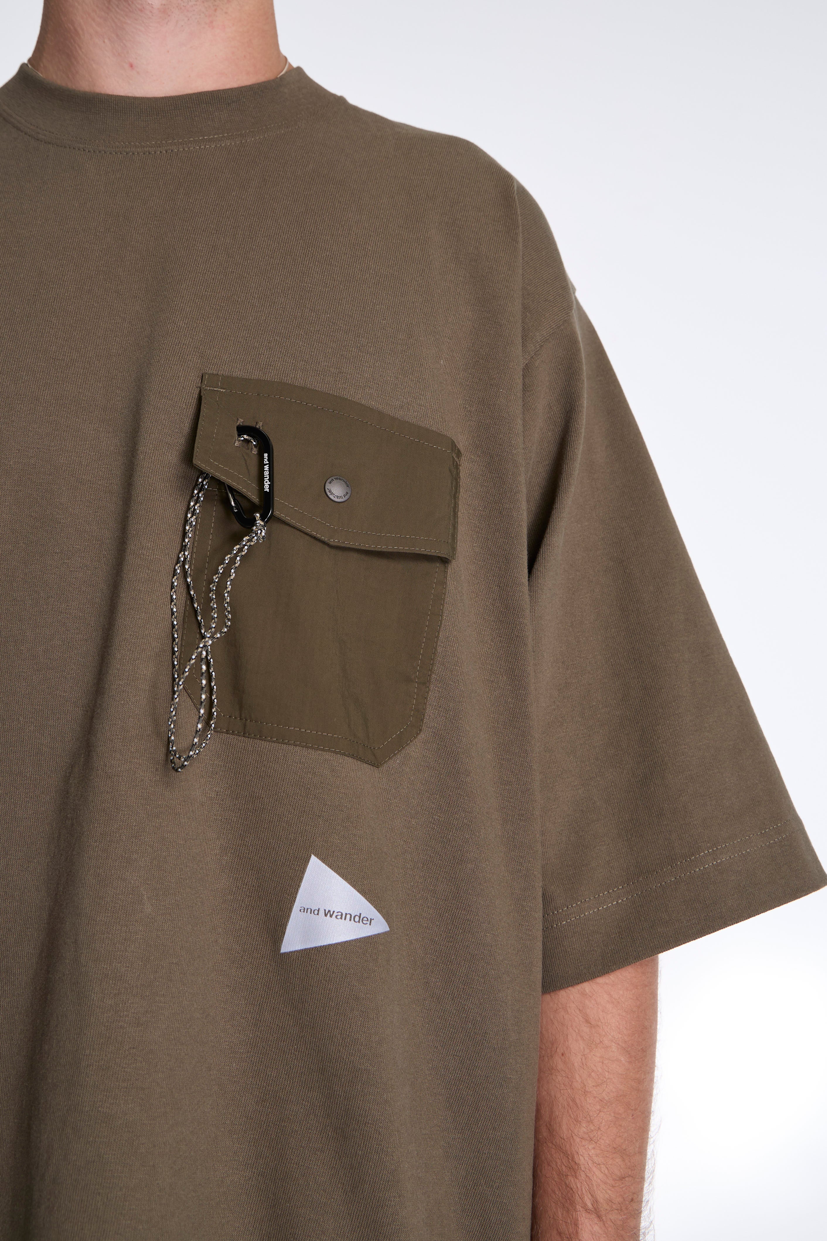 Heavy Cotton Pocket HS Tee Khaki - Image 3