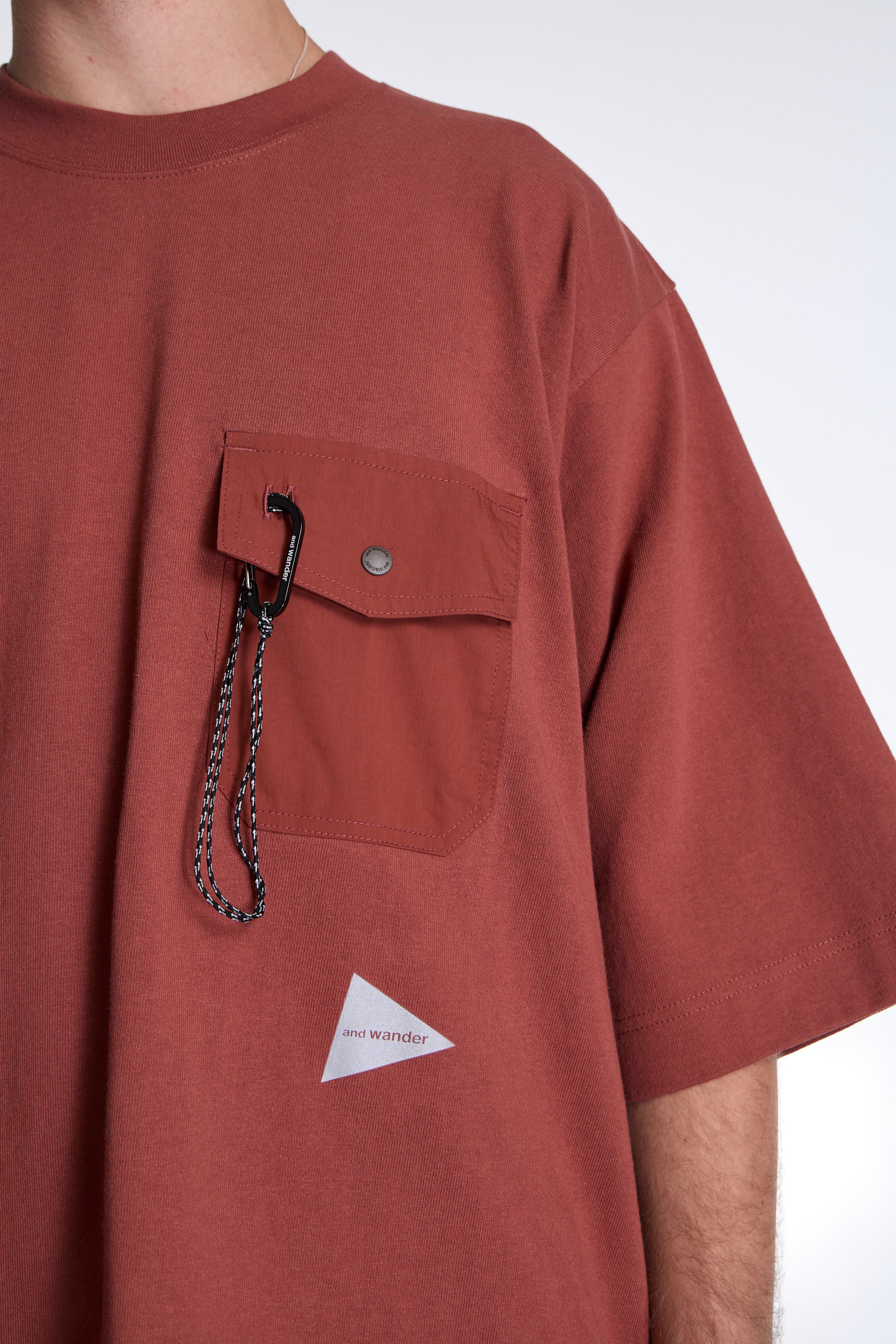 Heavy Cotton Pocket HS Tee Red - Image 3
