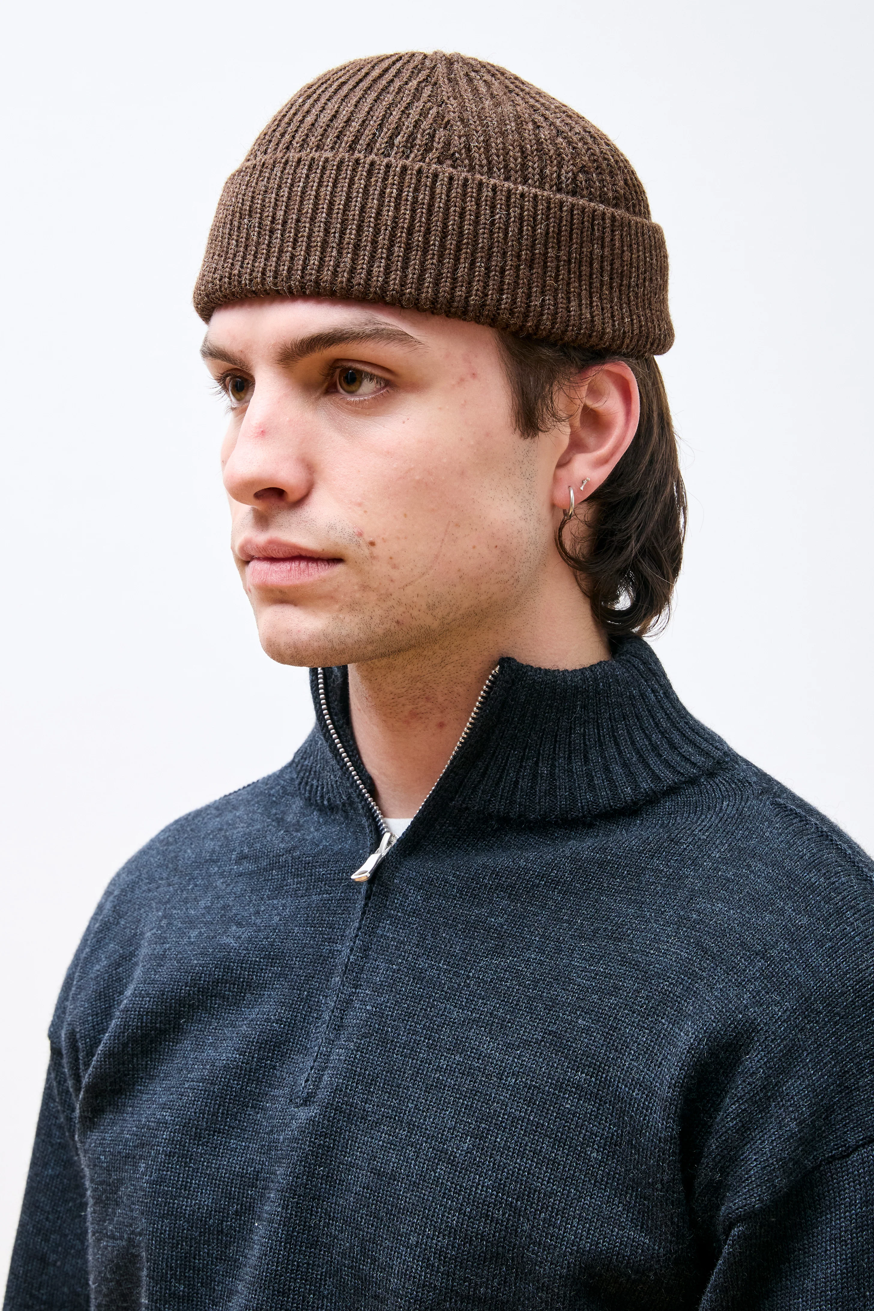 Beanie Short Natural Brown - Image 2