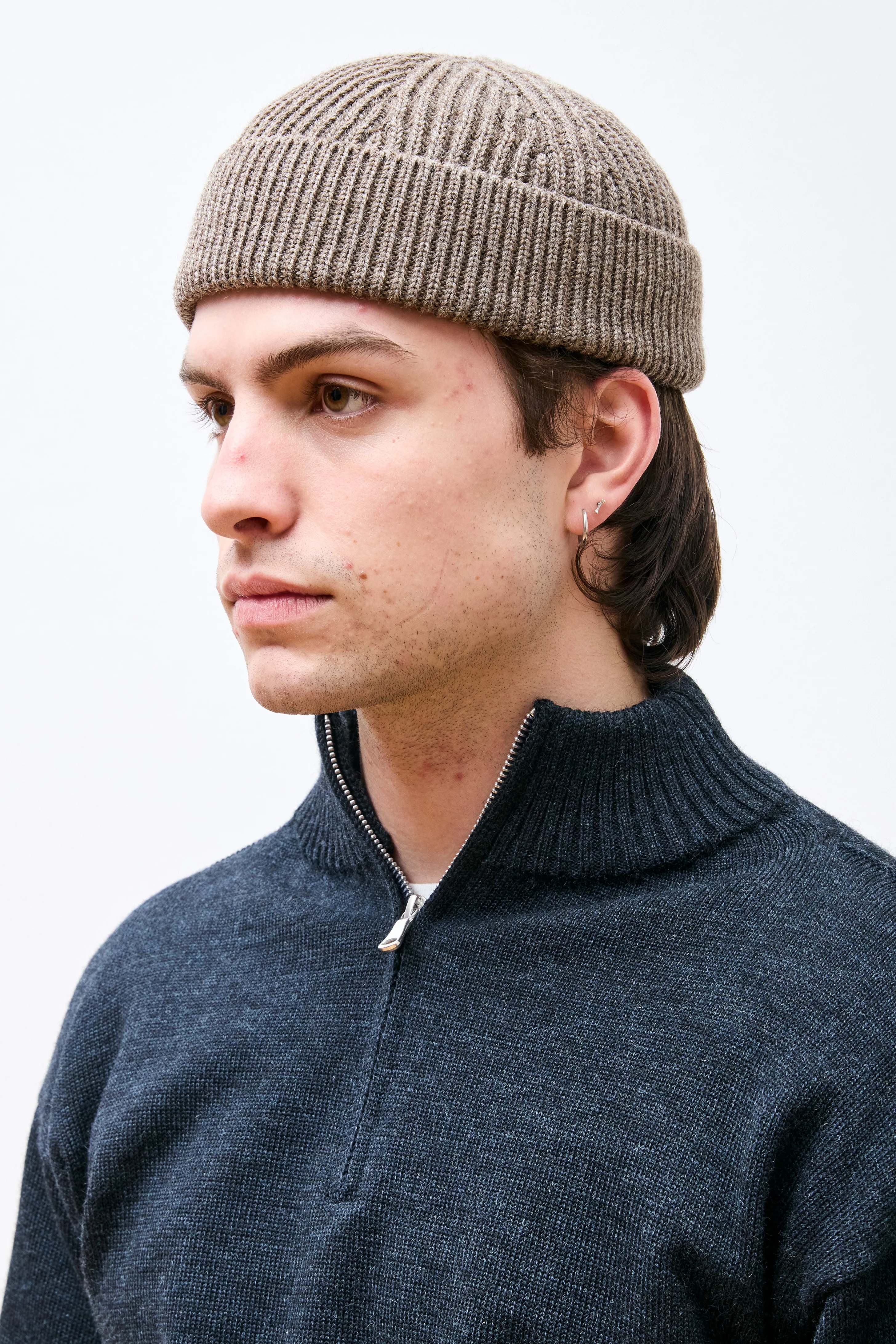 Beanie Short Natural Taupe - Image 2