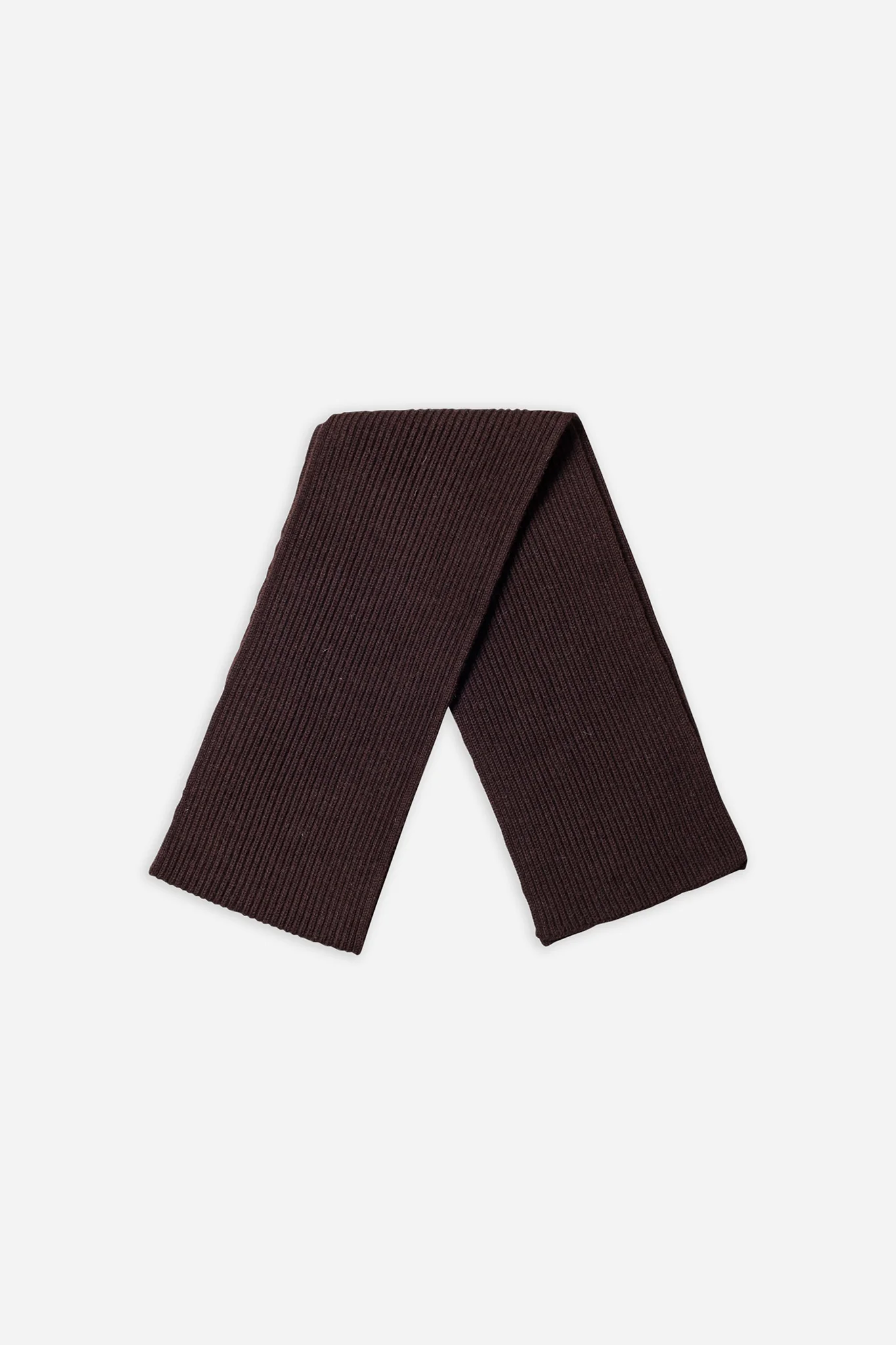 Short Scarf Natural Brown