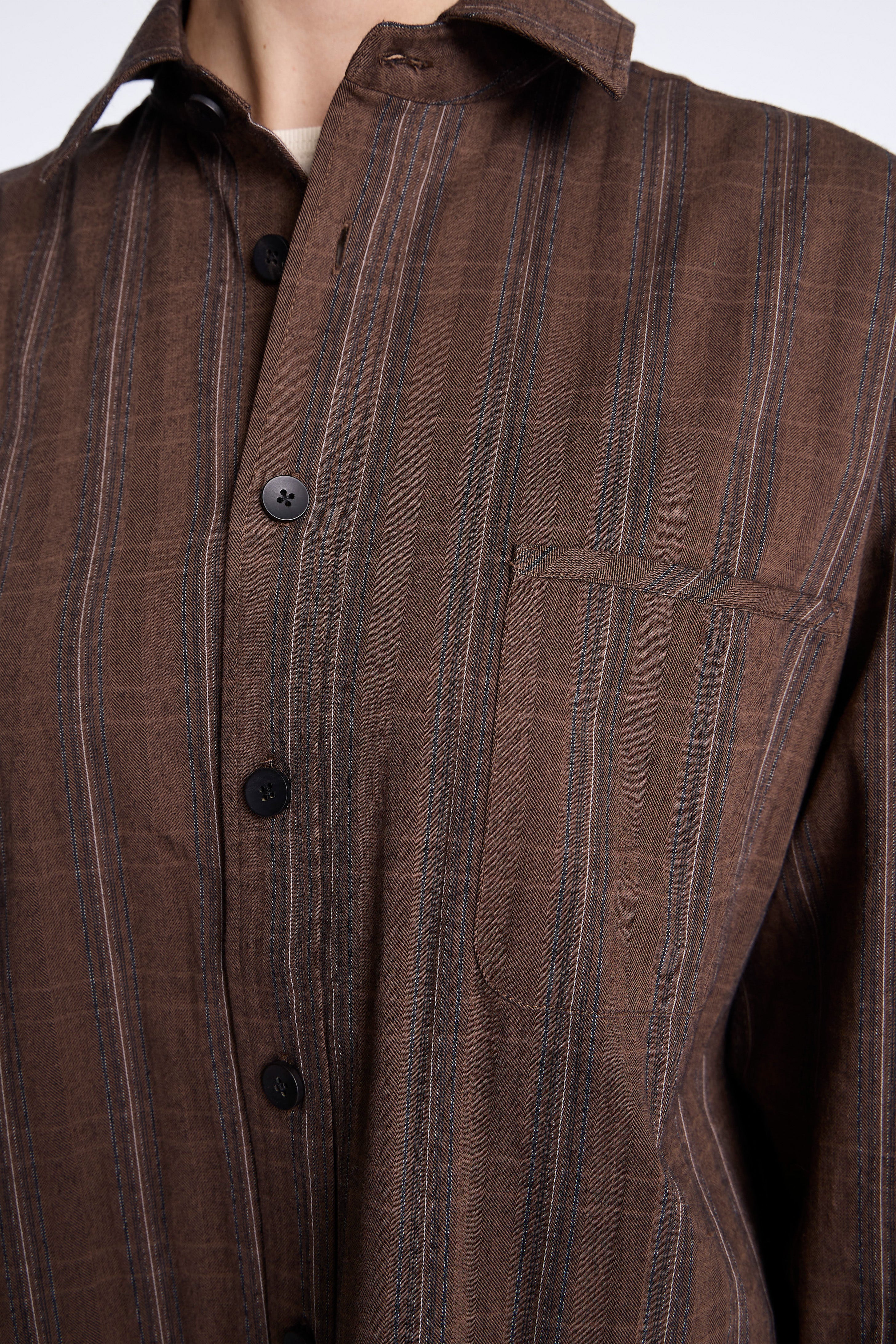 Easy Shirt Umber Stripe - Image 3