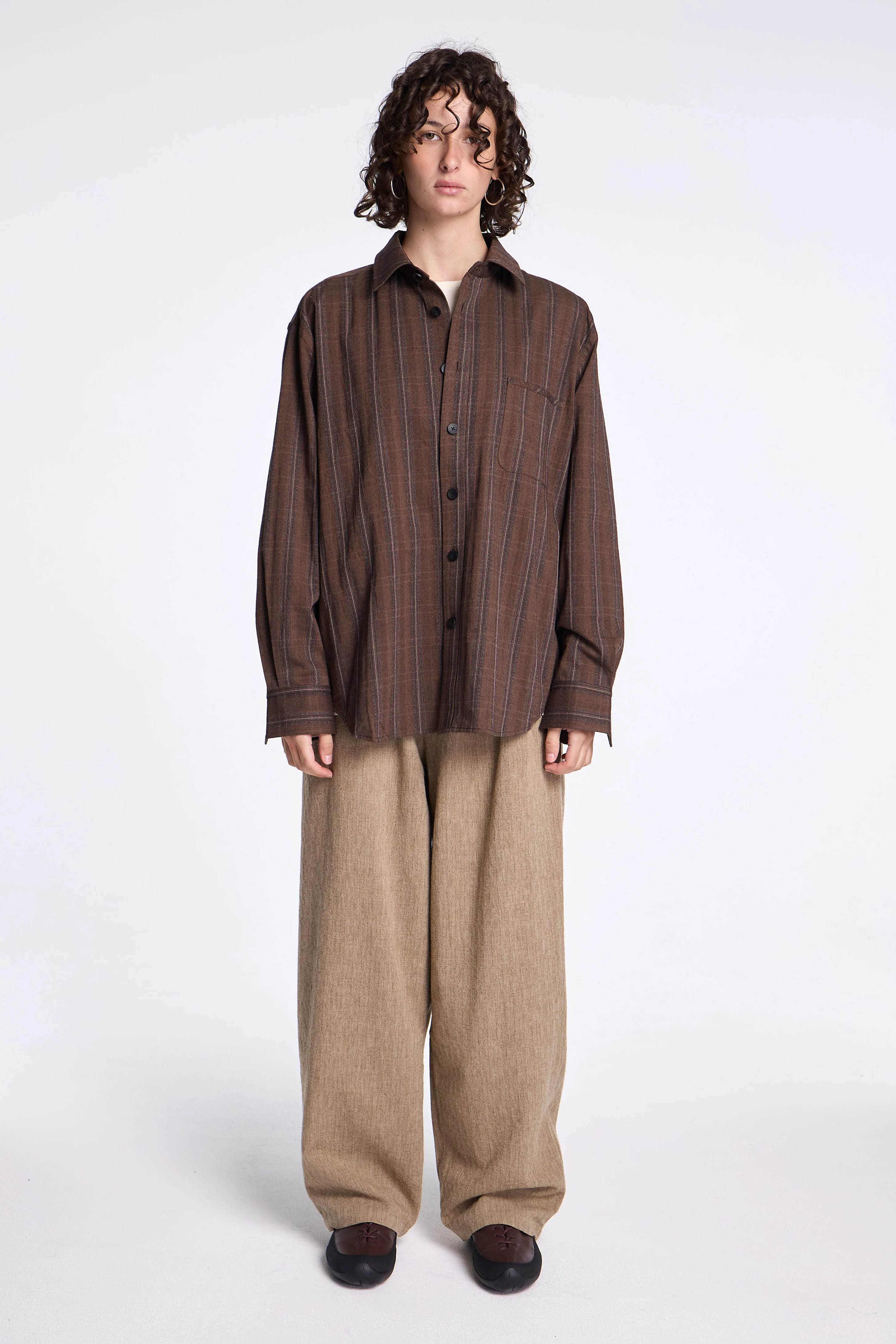 Easy Shirt Umber Stripe - Image 6