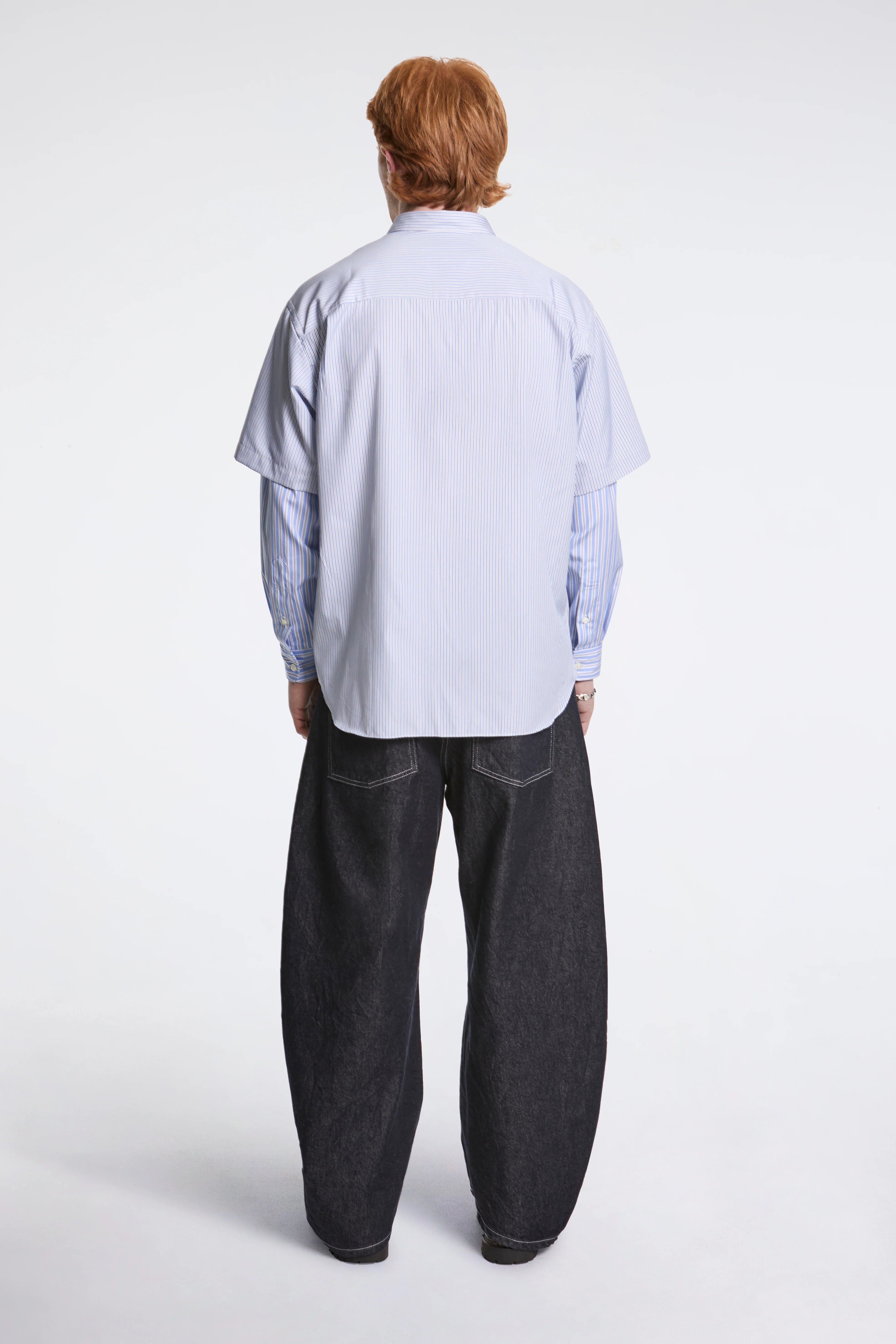 Barell Leg Denim Trouser Indigo - Image 6