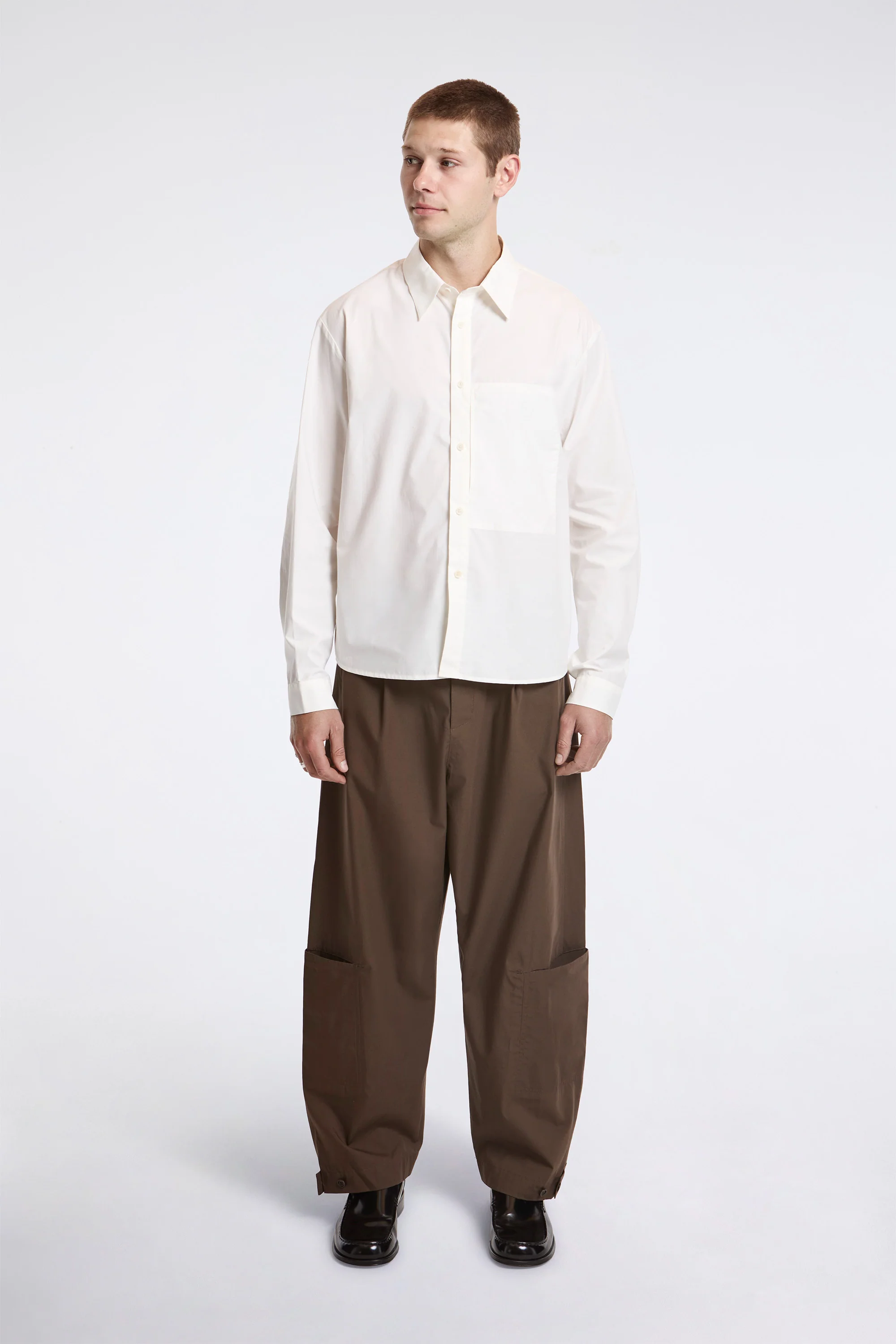Basic Pocket Shirt Ivory - Image 2