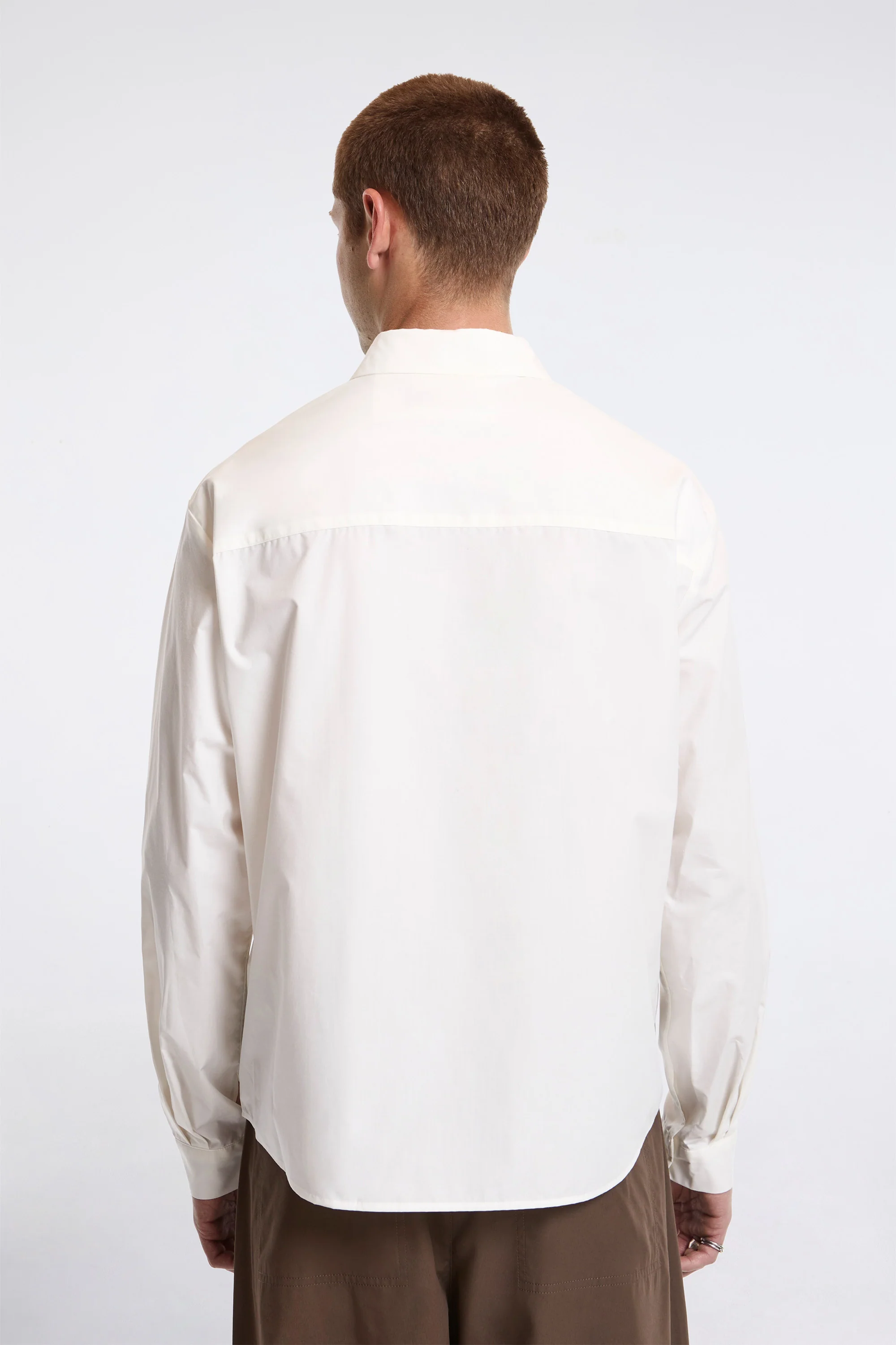 Basic Pocket Shirt Ivory - Image 4