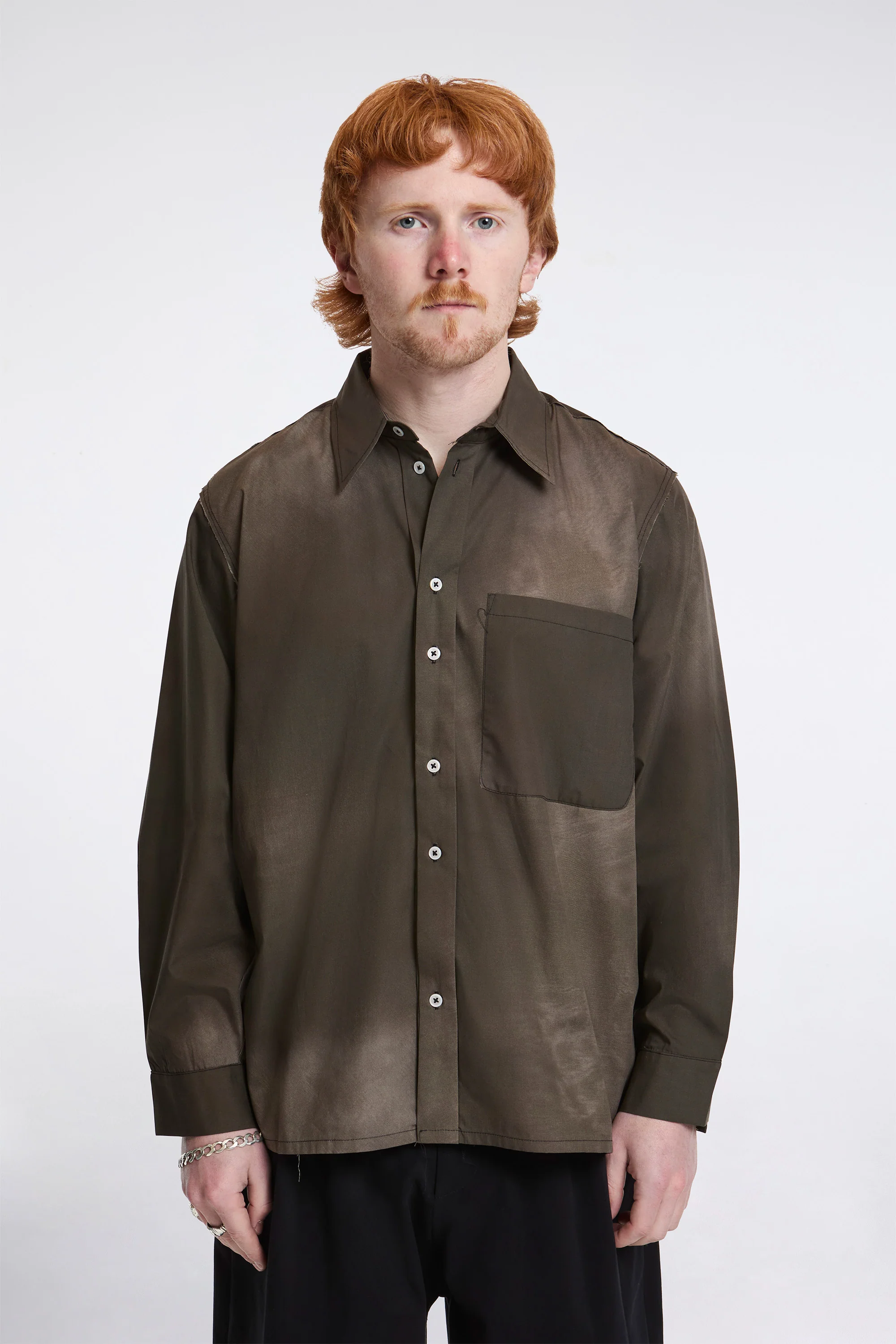 Basic Shirt Black Sunfade Print - Image 2