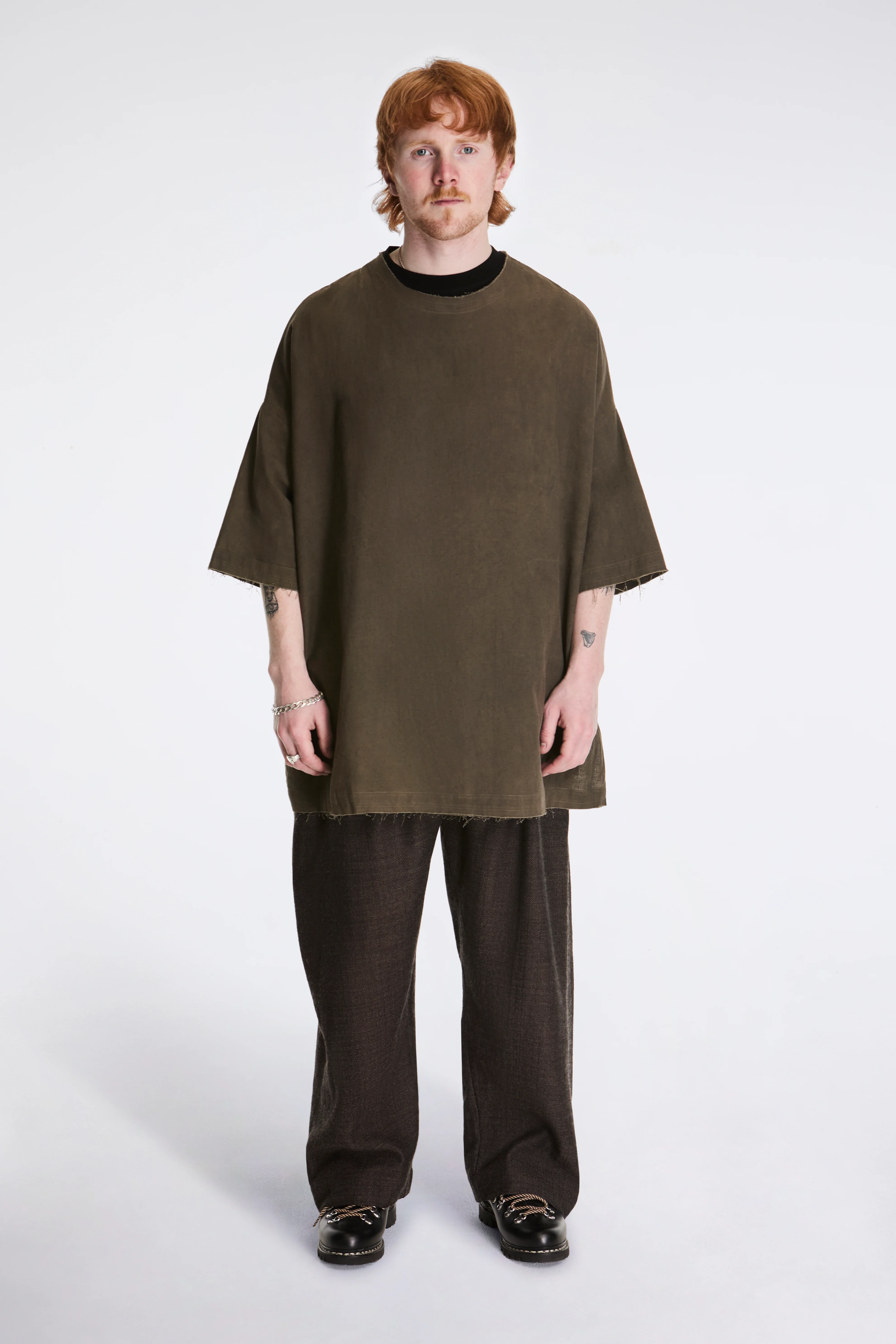 Beekeeper Shirt Handwoven Organic Cotton Dark Grey - Image 4