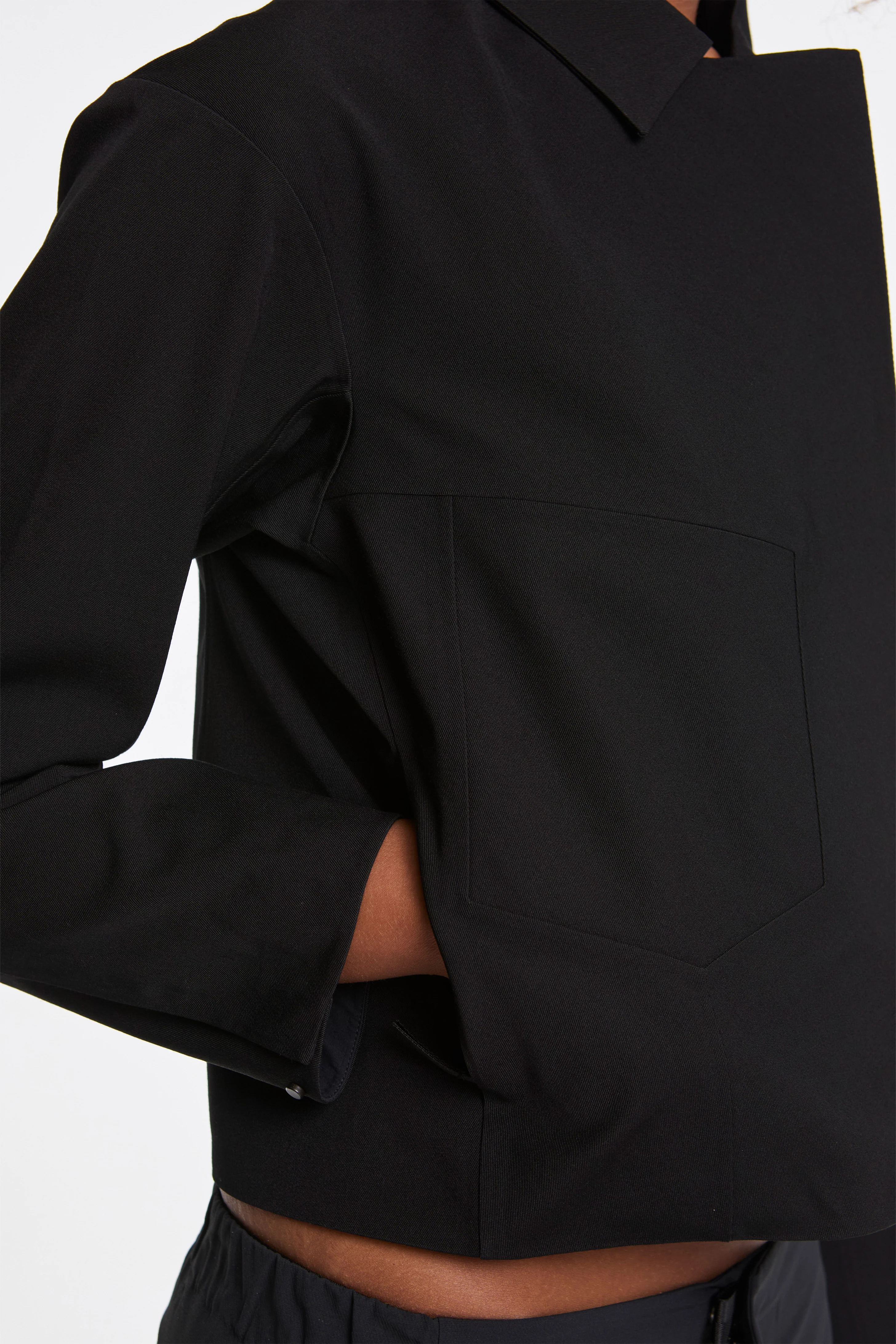 Belfry Wool Jacket W Black - Image 3