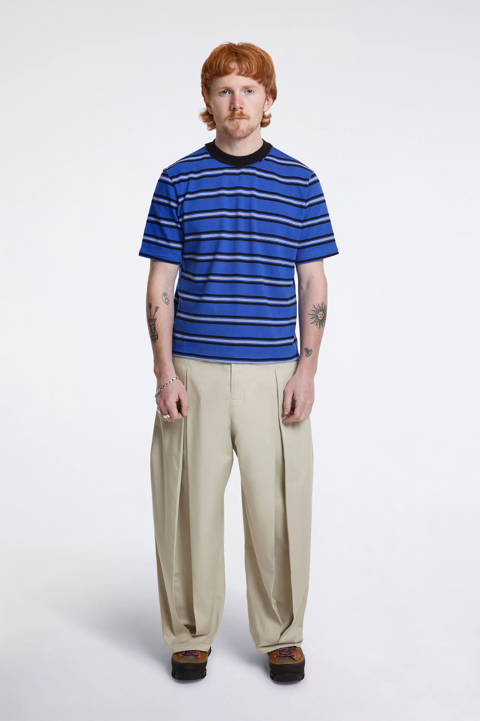 Box Pleat Trouser Ivory - Image 5