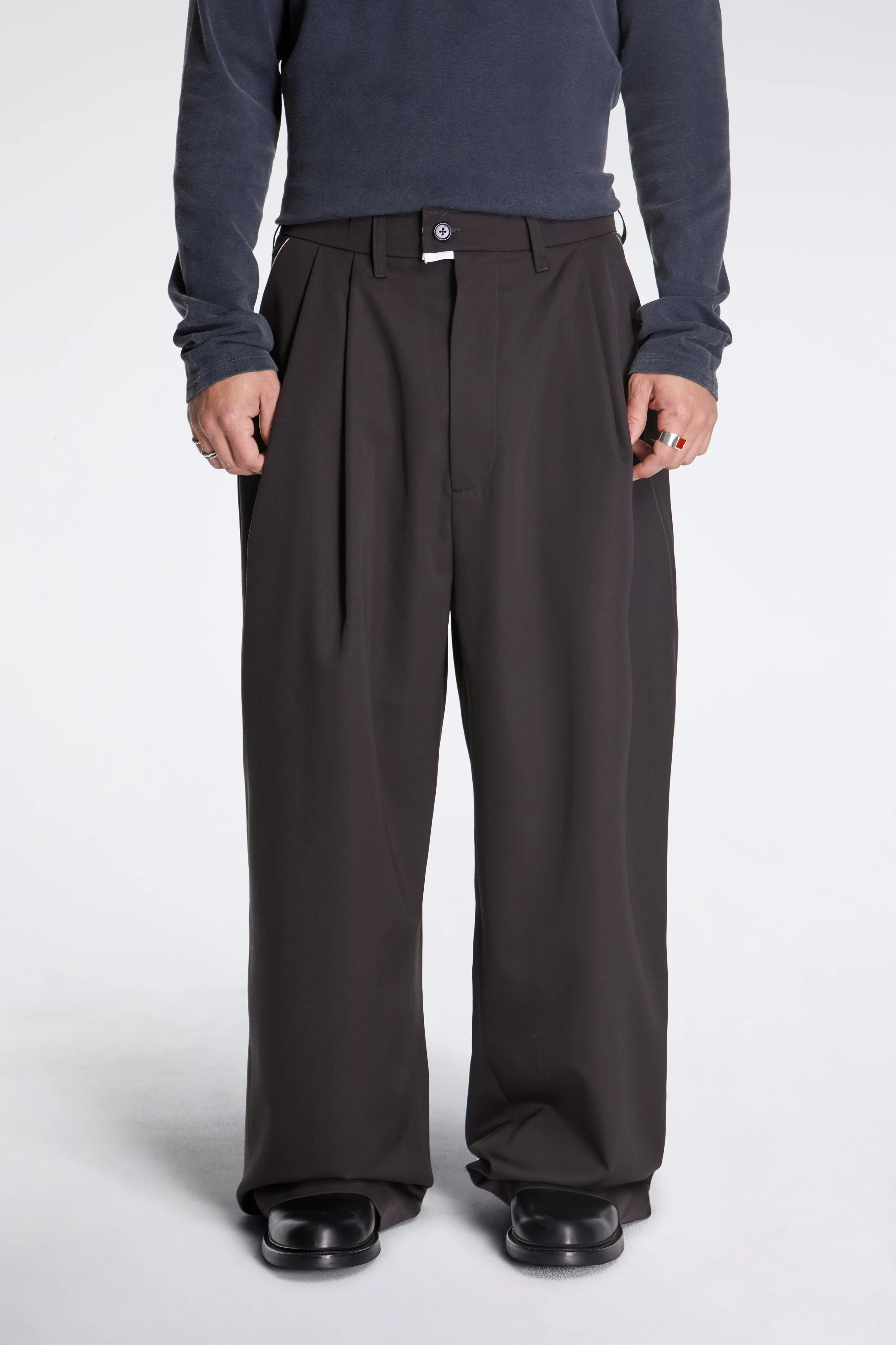 Suit Pants Faded Black - Image 2