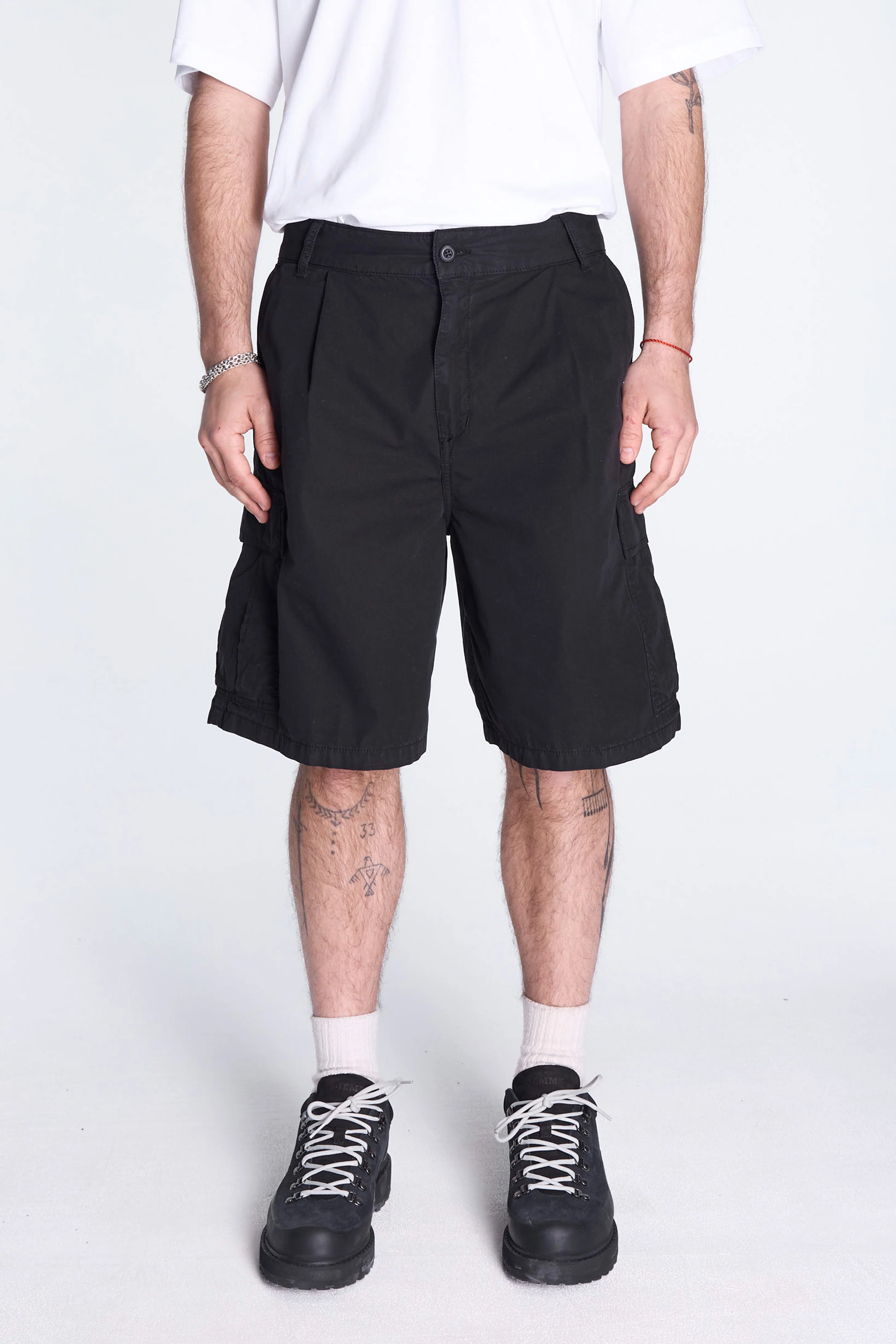 Cole Cargo Short Black Garment Dyed - Image 3