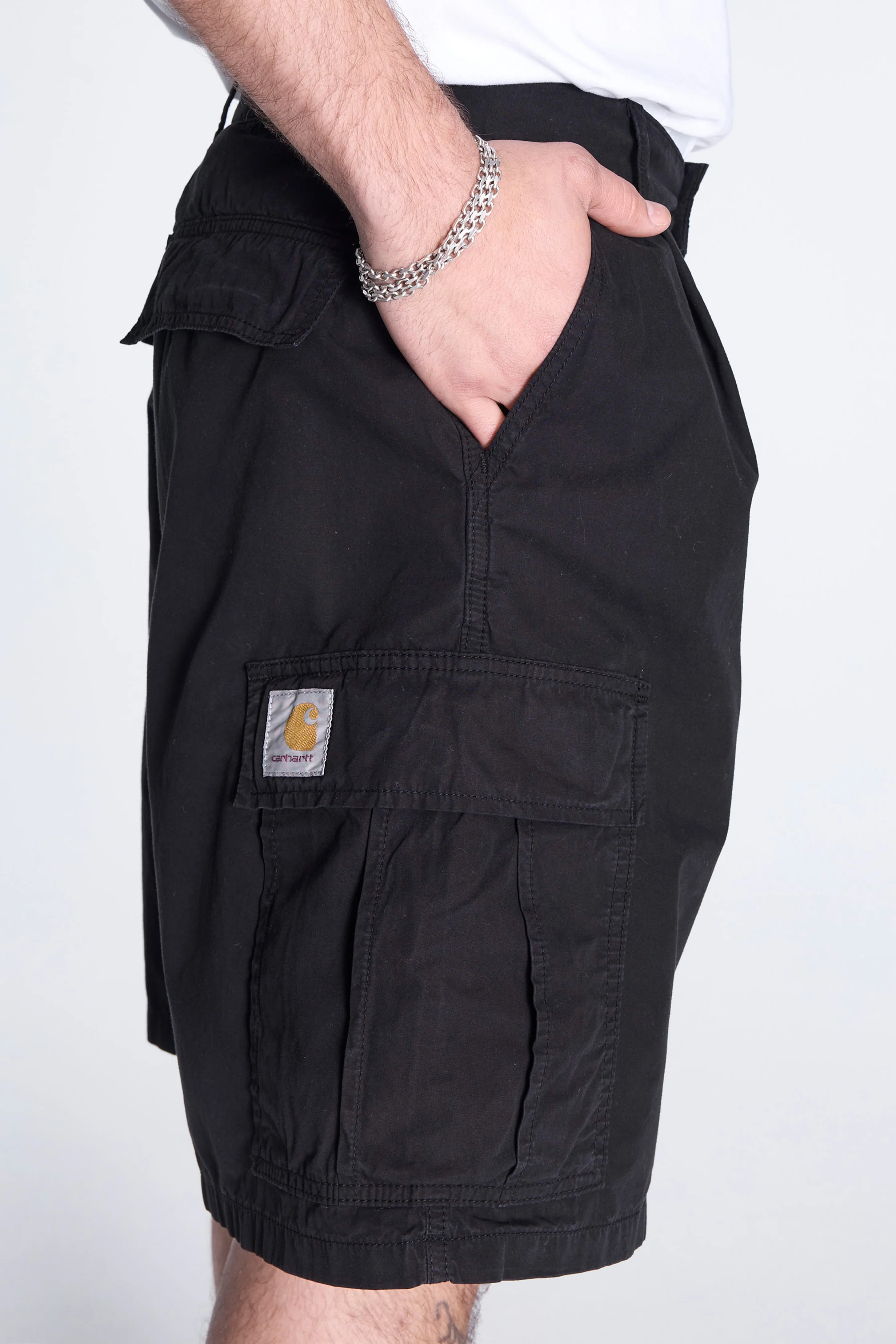 Cole Cargo Short Black Garment Dyed - Image 4