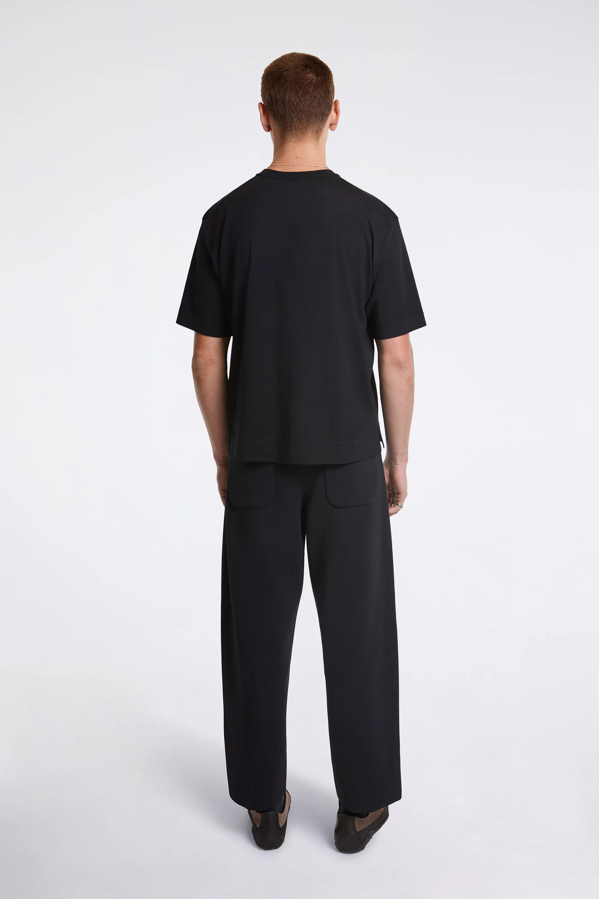 Milan Curved Pants Black - Image 6