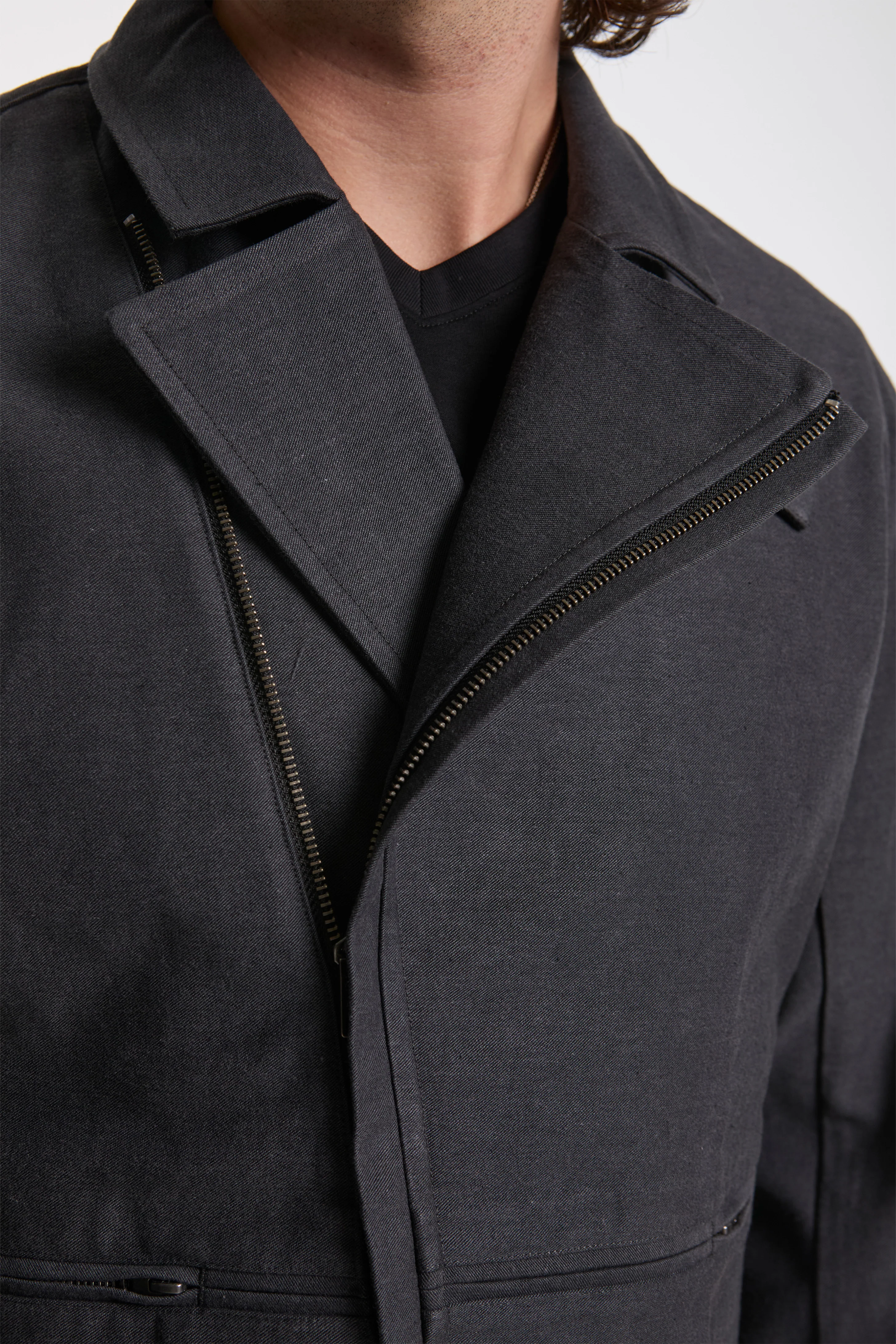 Chisel Jacket Dark Grey - Image 3