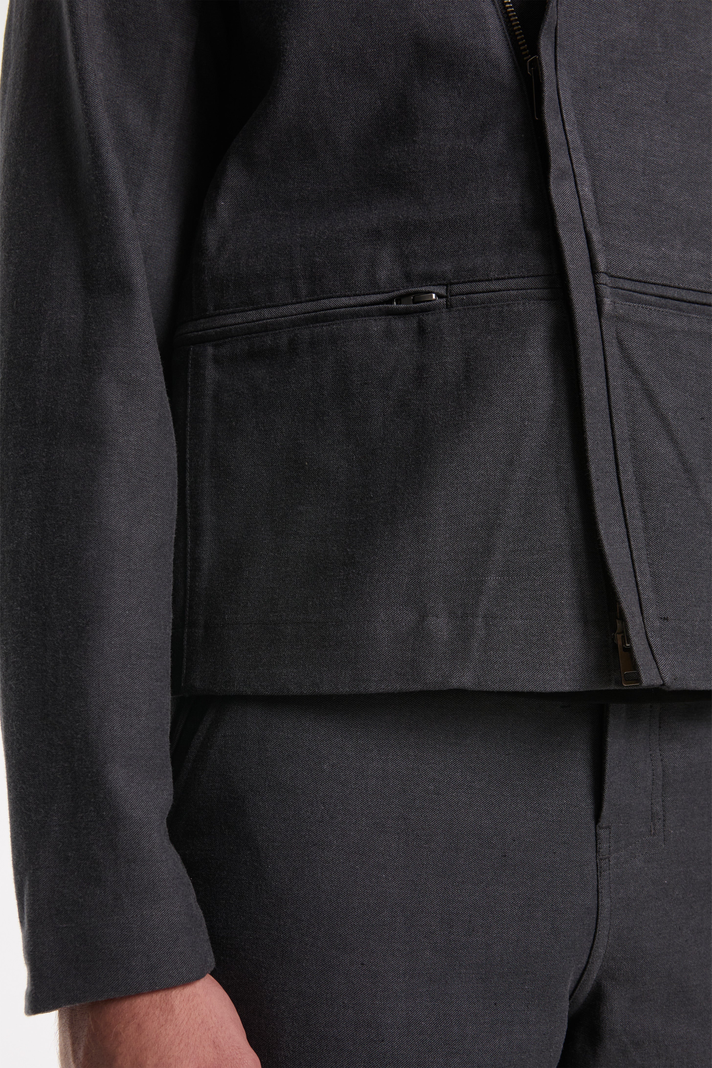 Chisel Jacket Dark Grey - Image 4