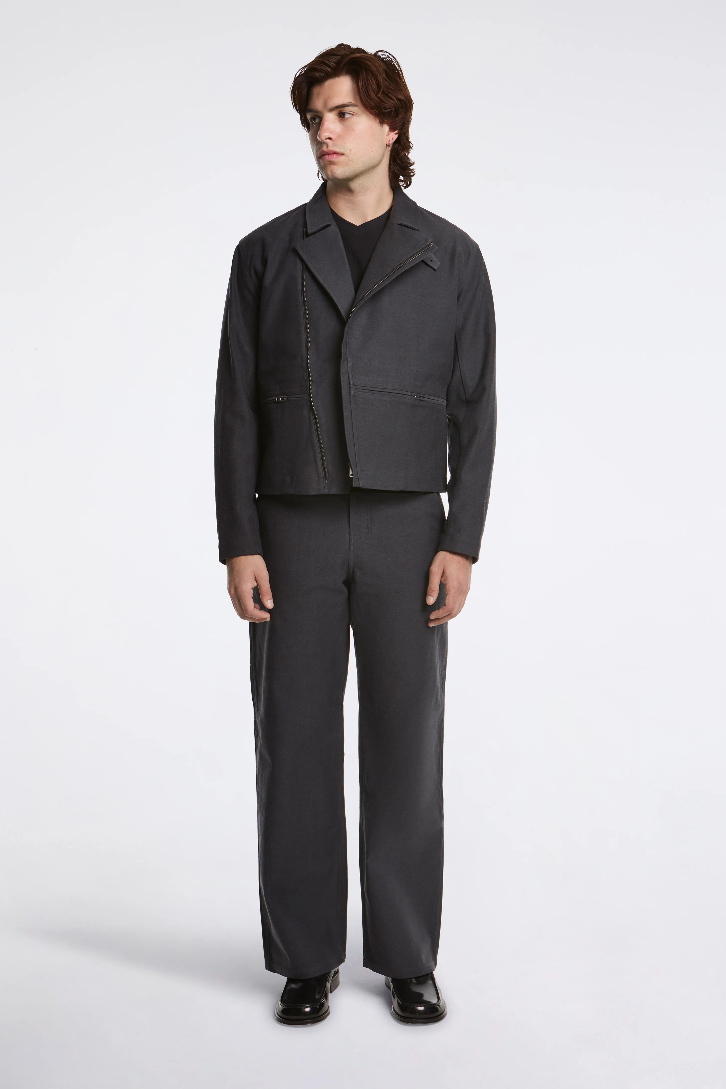 Chisel Jacket Dark Grey - Image 7