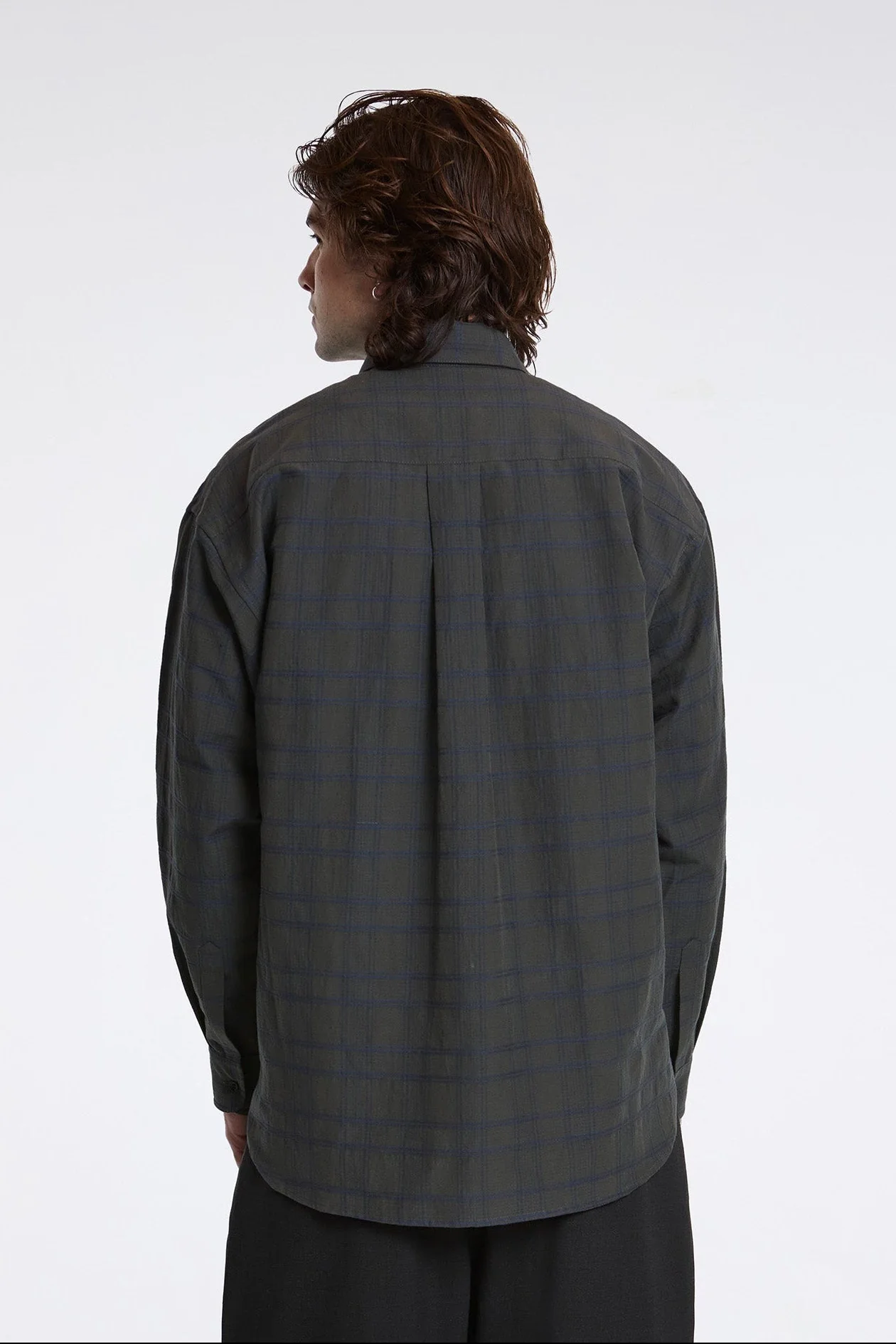 Chisholm Shirt Grey/Yellow Check - Image 2
