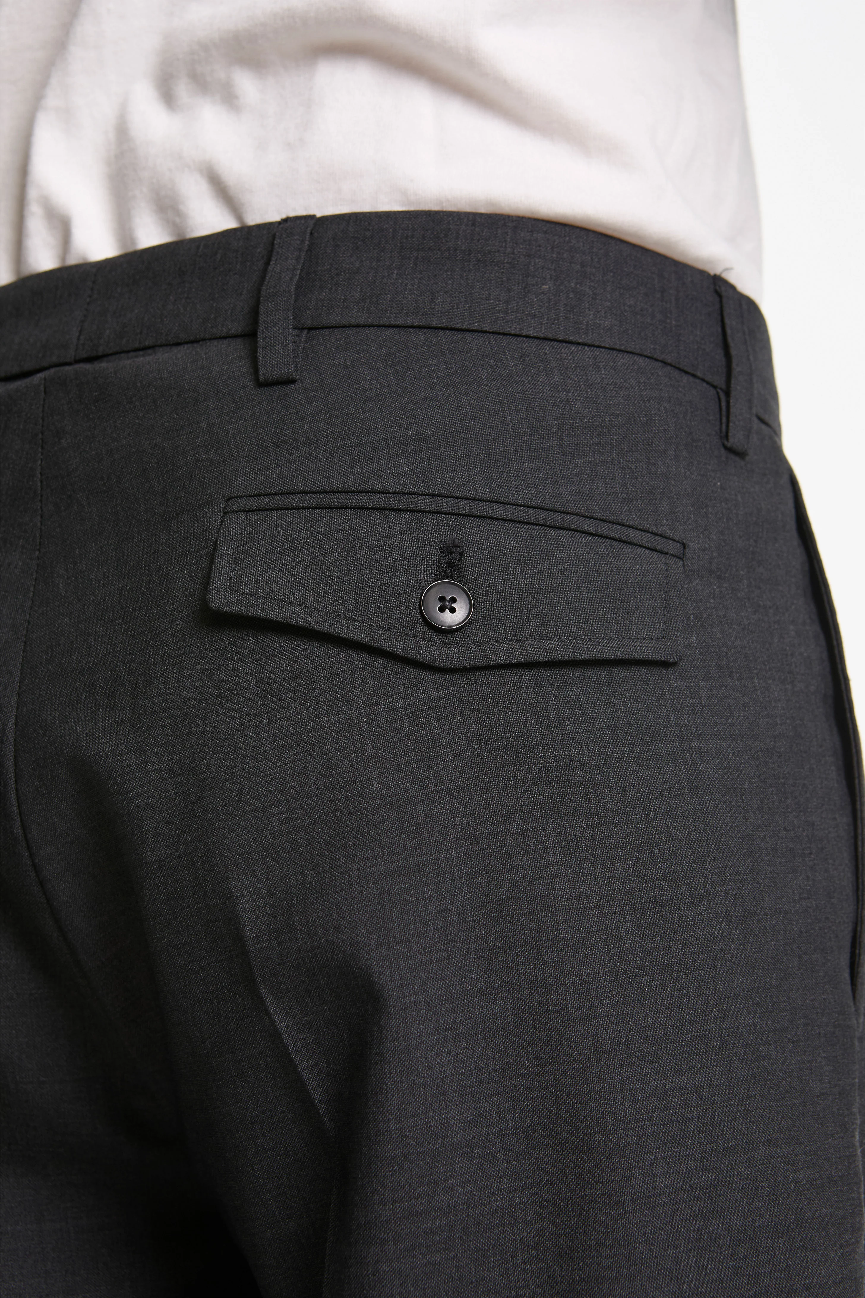 Classic Trousers Dark Grey Grain - Image 5