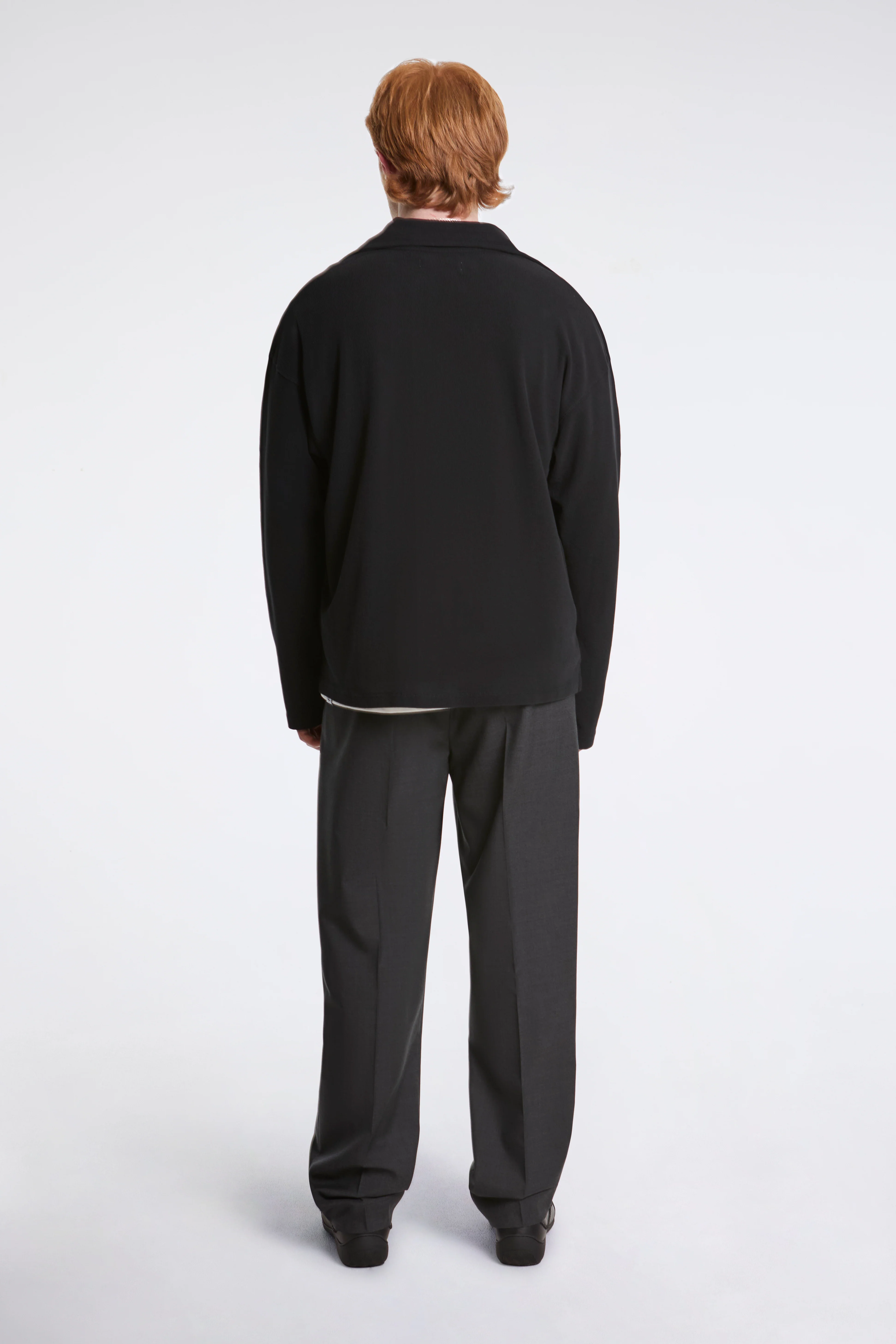 Classic Trousers Dark Grey Grain - Image 6