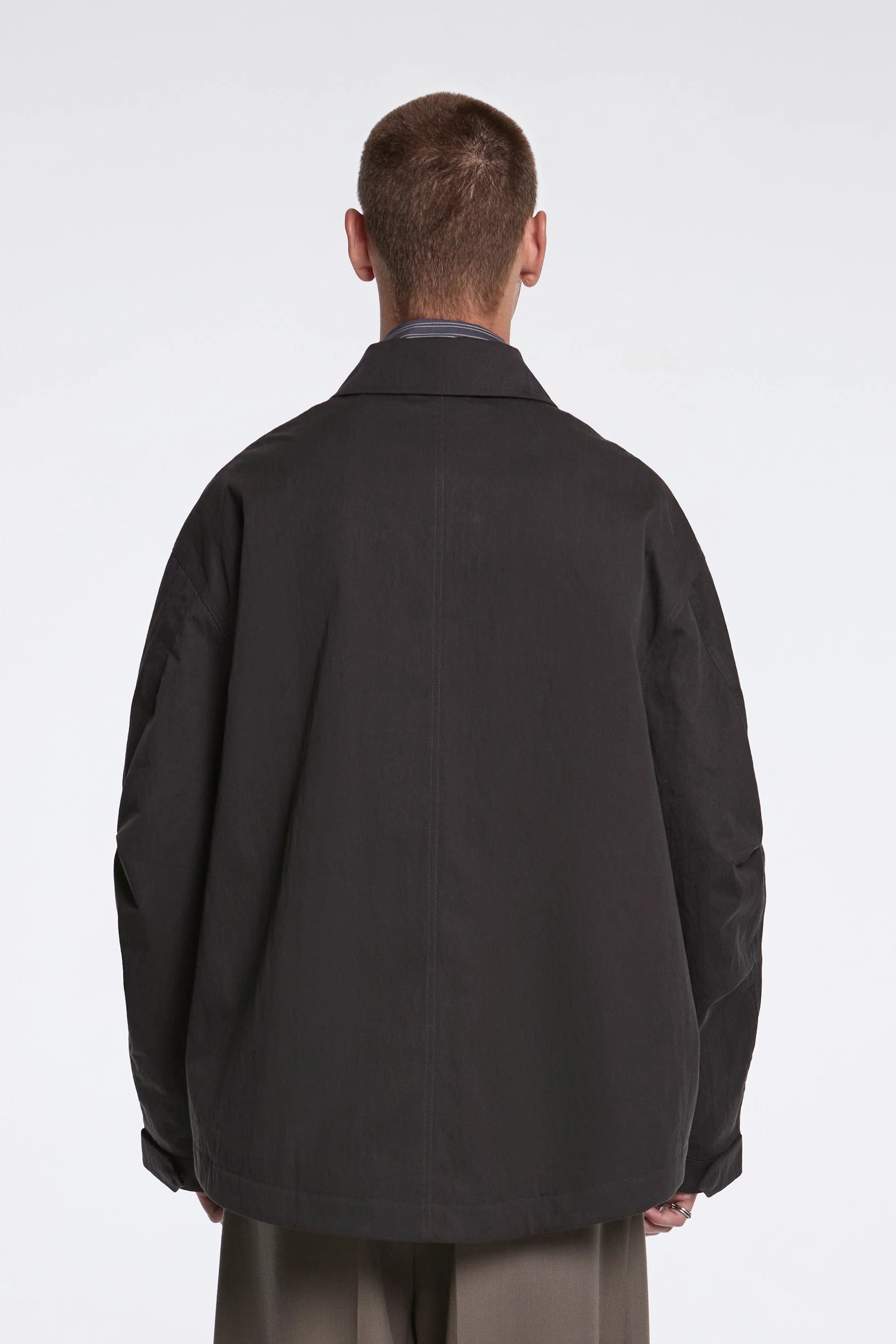 Comba Washed Weather Cloth Jacket Coal - Image 2