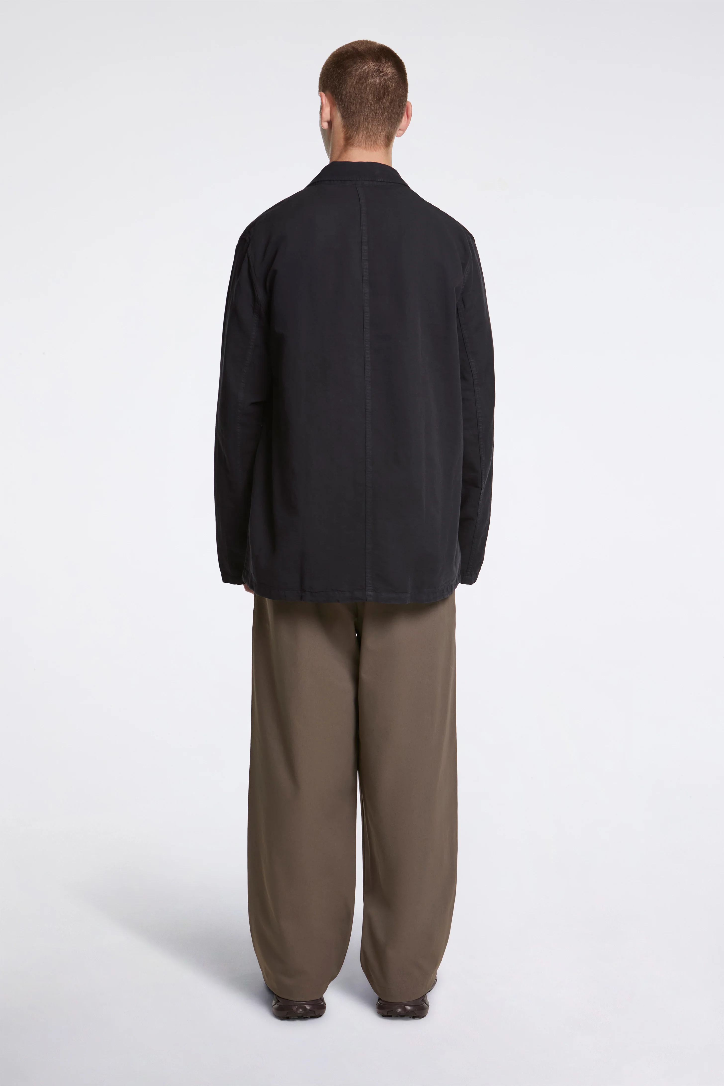 Comba Washed Weather Cloth Jacket Coal - Image 7