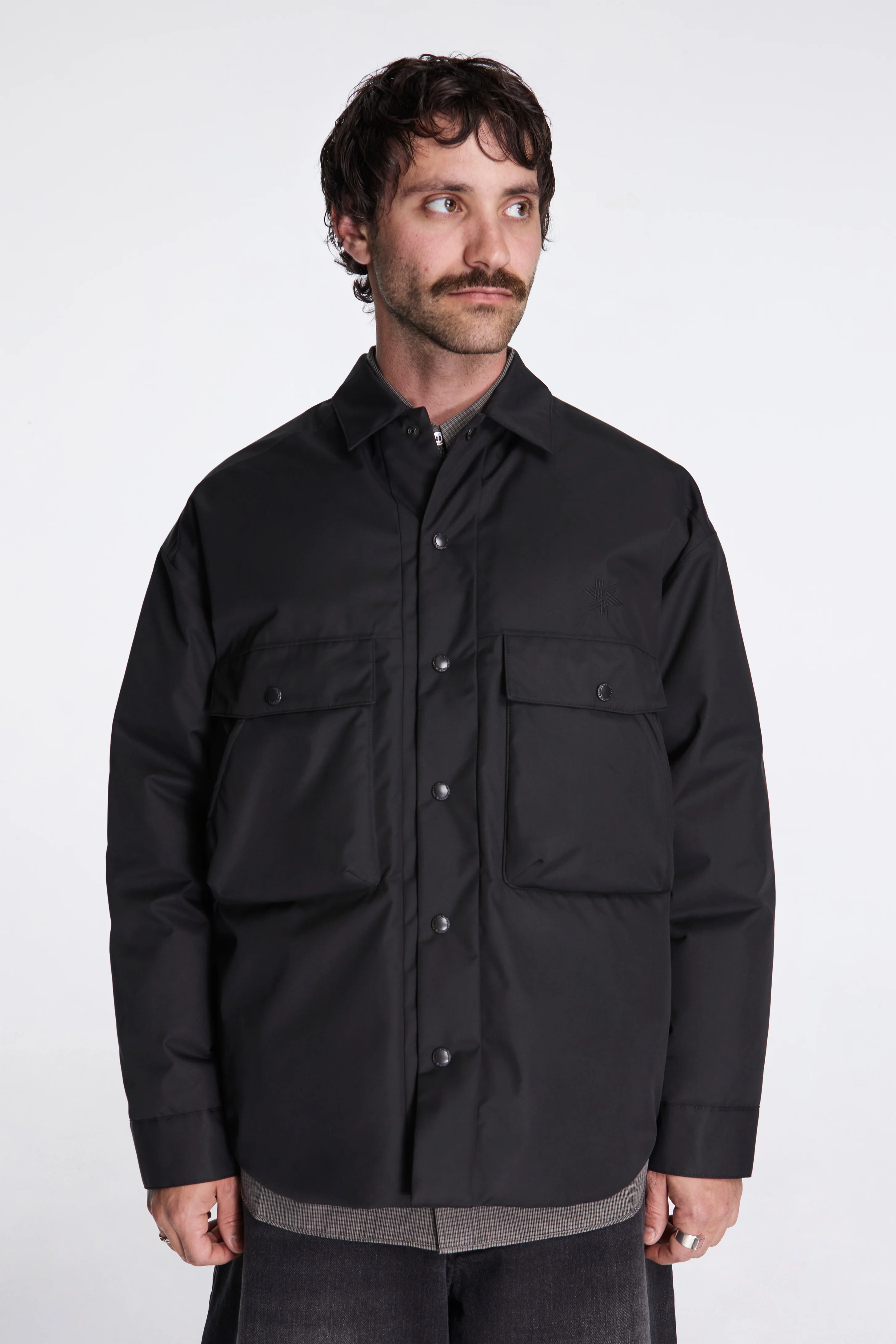 Goldwin Windstopper Double Layer Shirt Black - Image 2