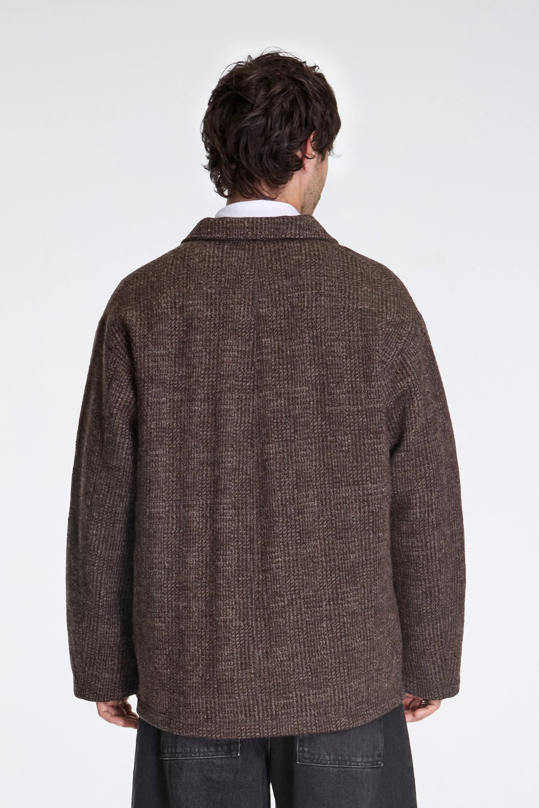 Shetland Mottled Glen Check Coat - Image 2
