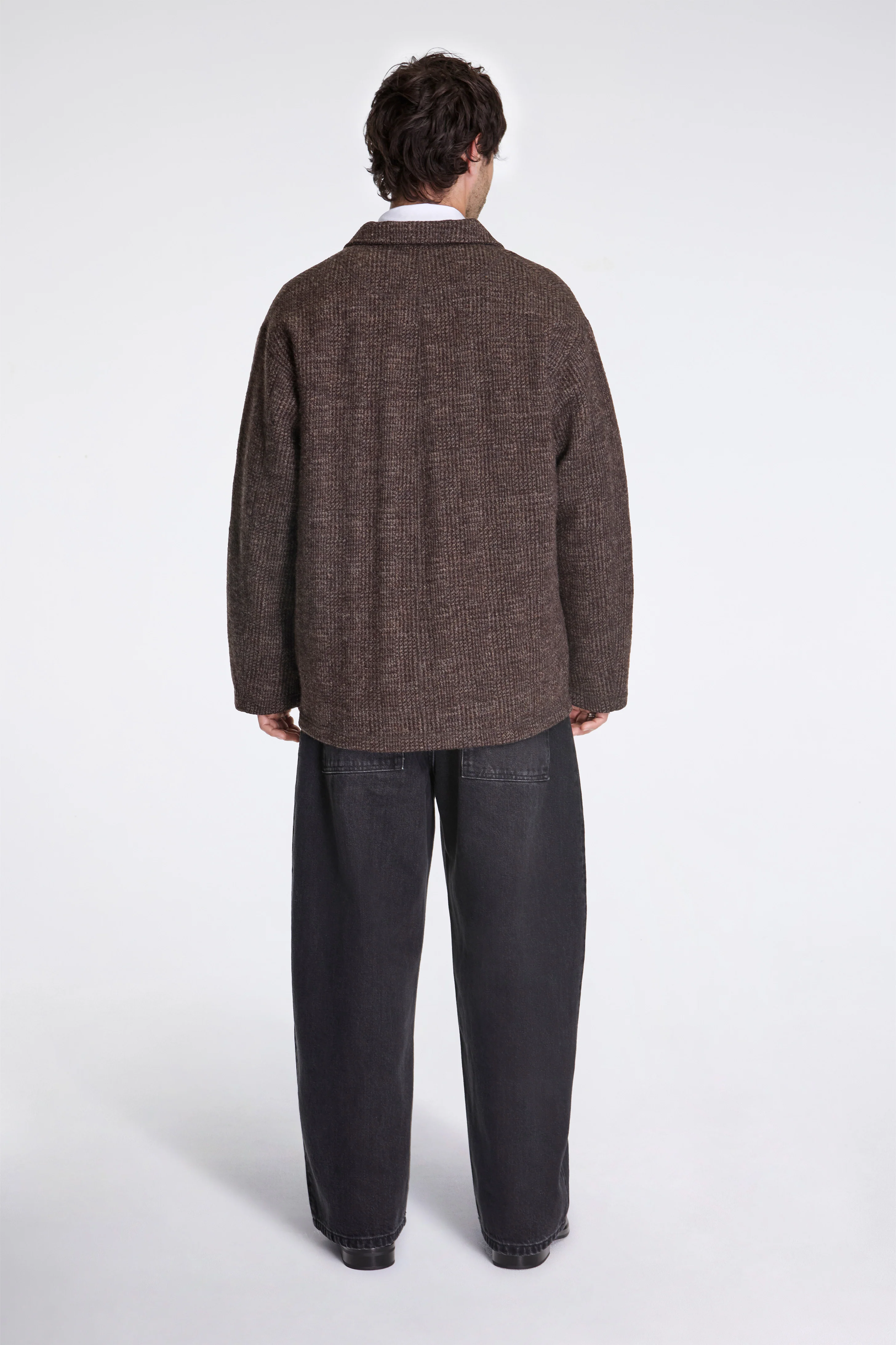 Shetland Mottled Glen Check Coat - Image 5