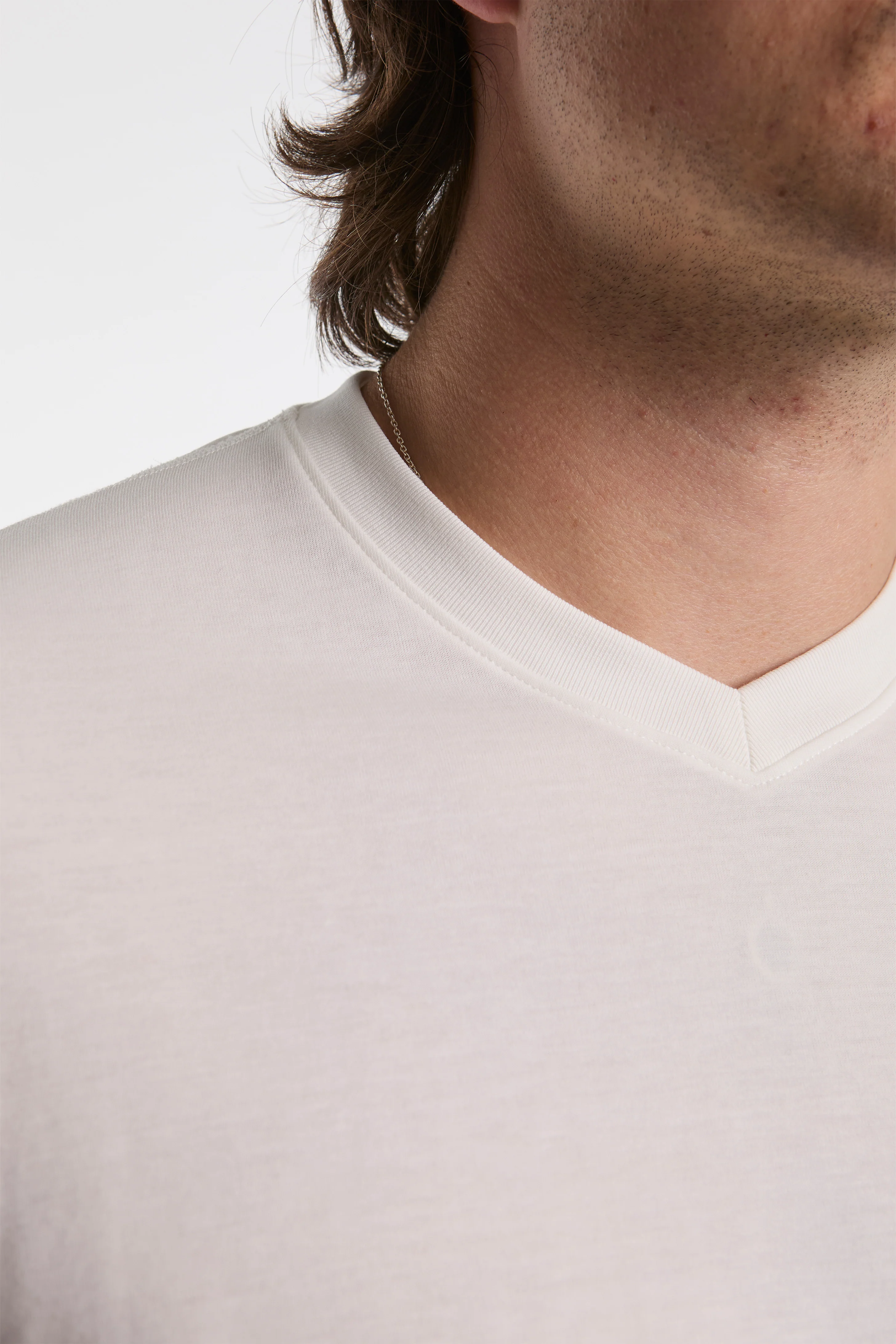 Contour Long Sleeve T-Shirt White - Image 3