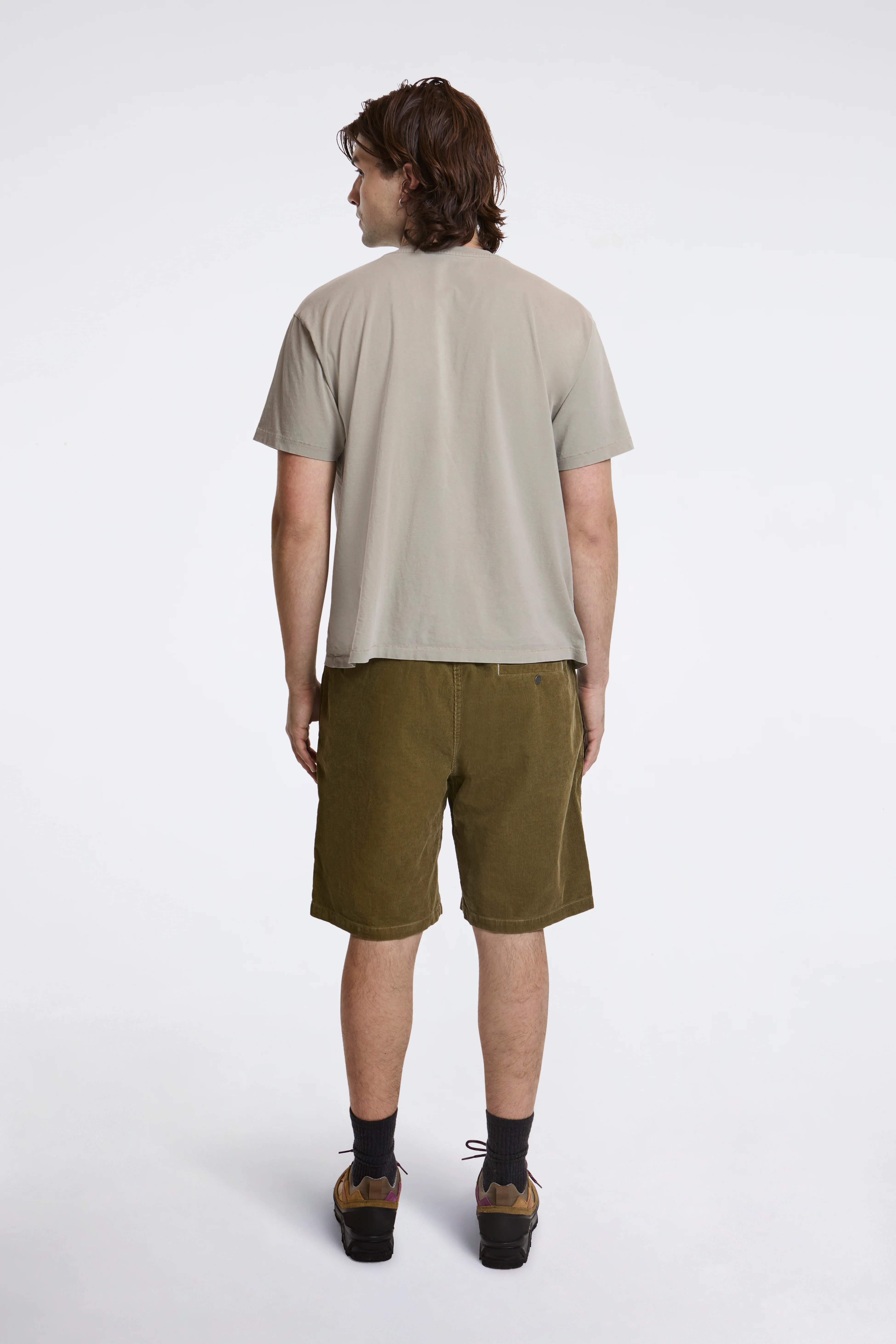 Corduroy G-Short Olive - Image 4