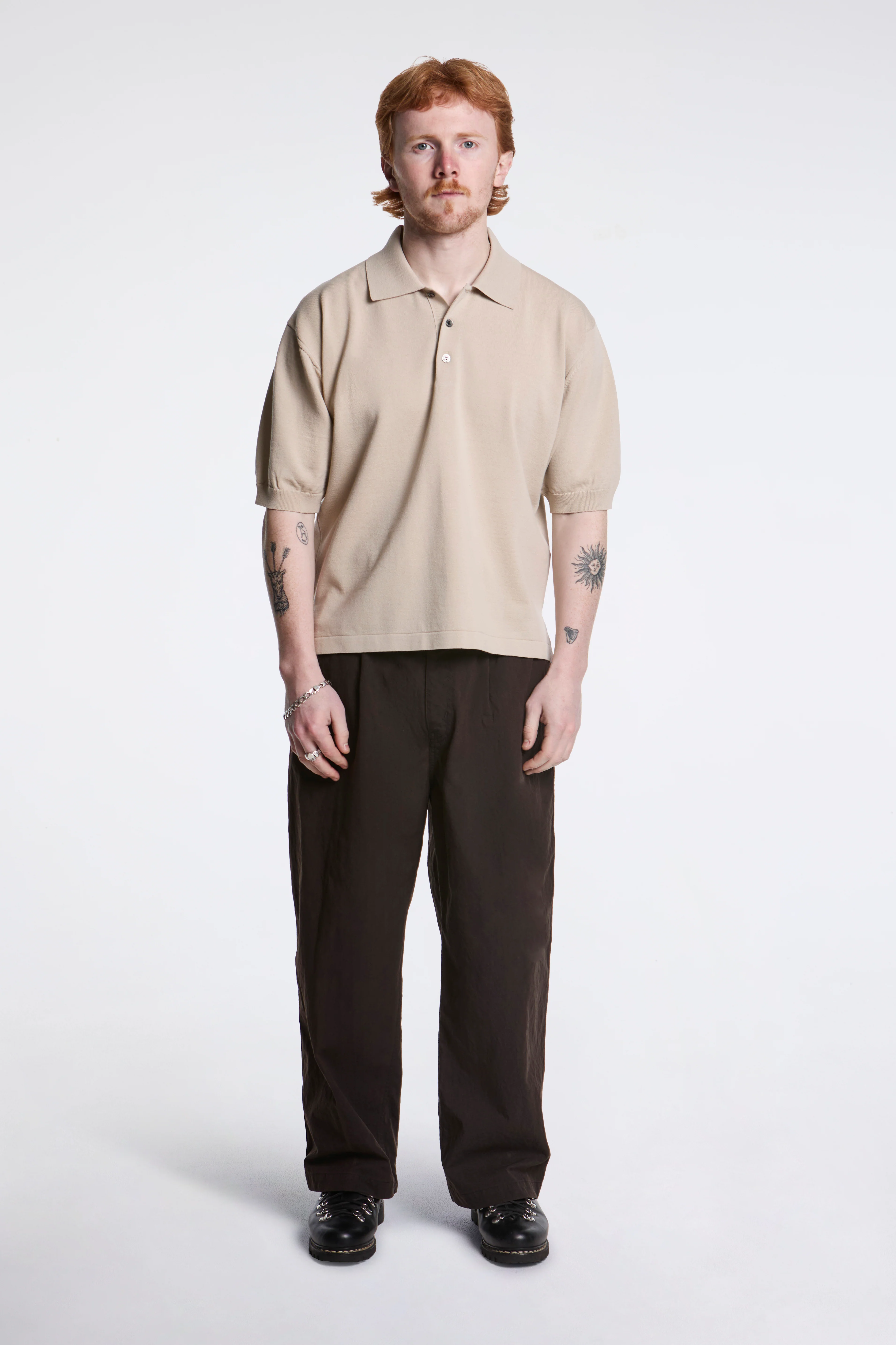 Cotton Wool Polo Beige - Image 5