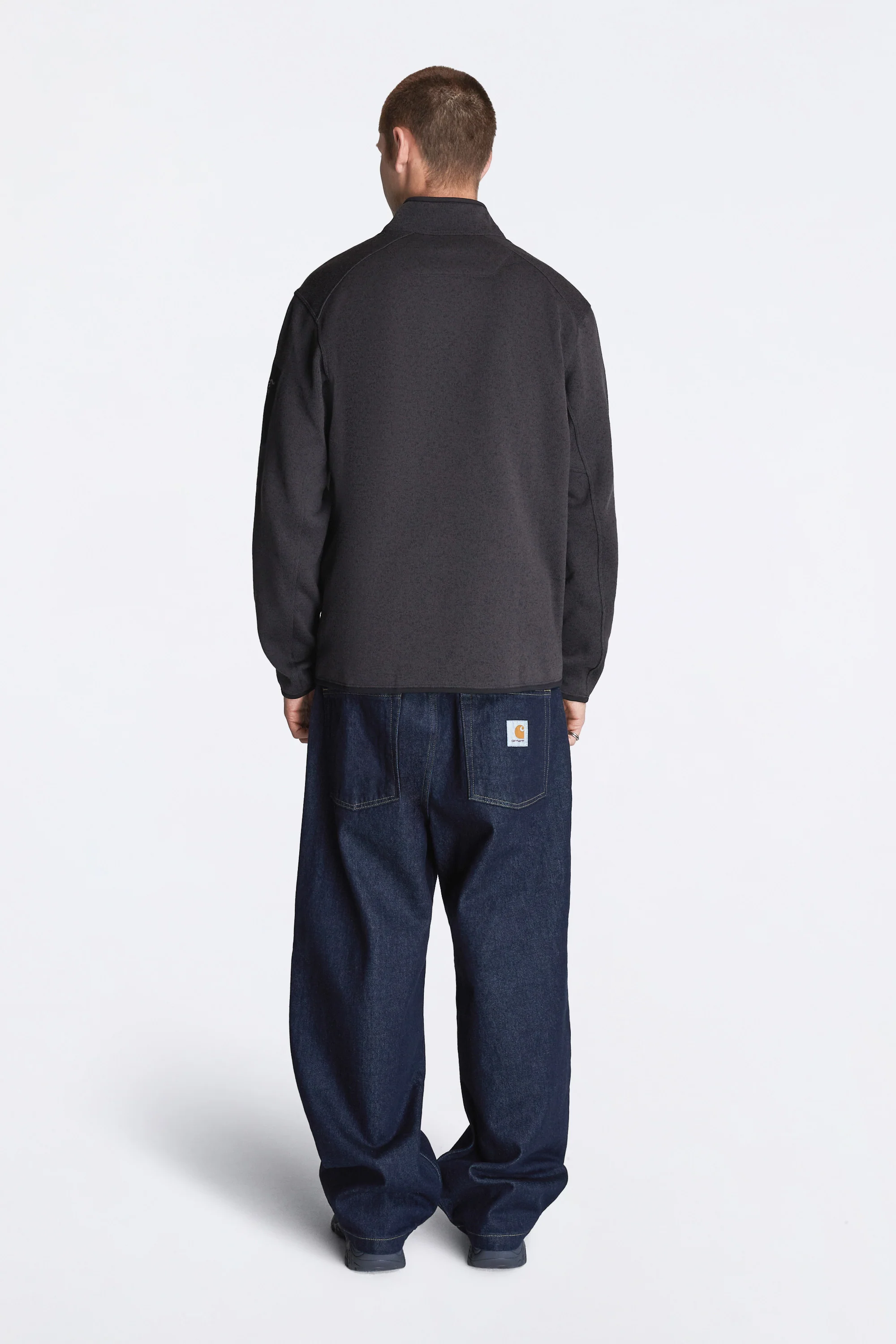 Covert 1/2 Zip M Black Heather II - Image 6