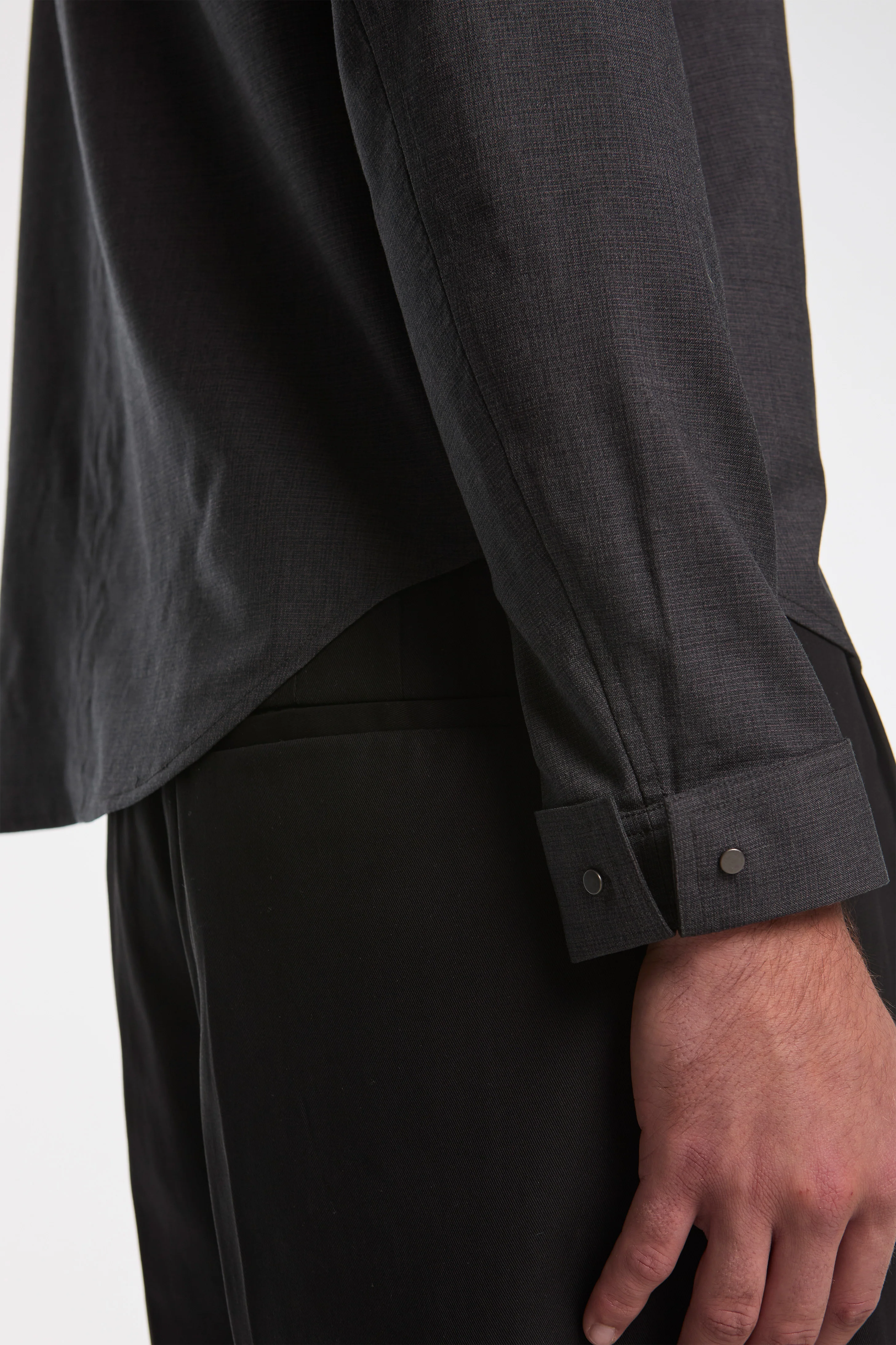 Cracklight Shirt Dark Grey Check - Image 4