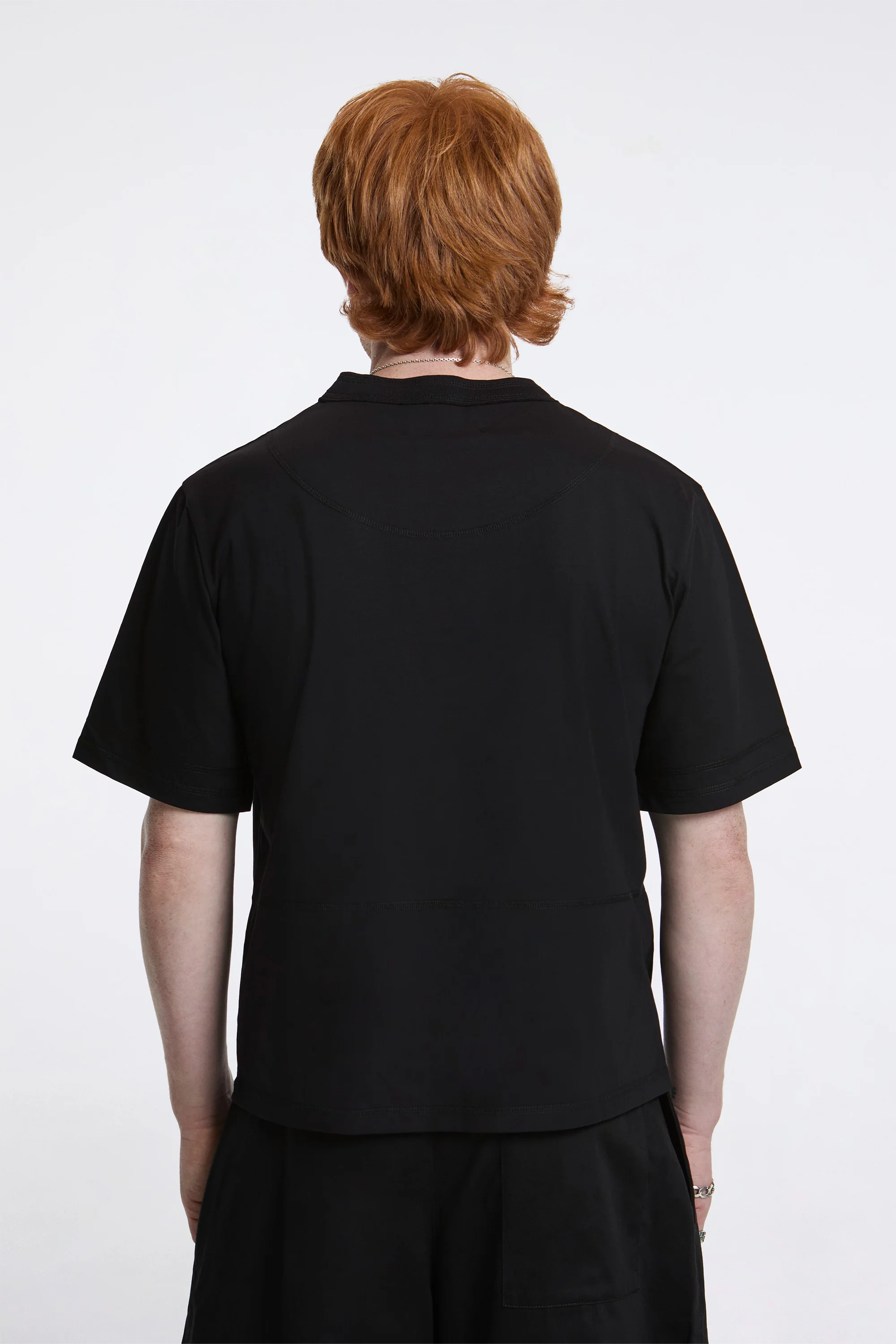 Cross Stitch T-Shirt Black - Image 2