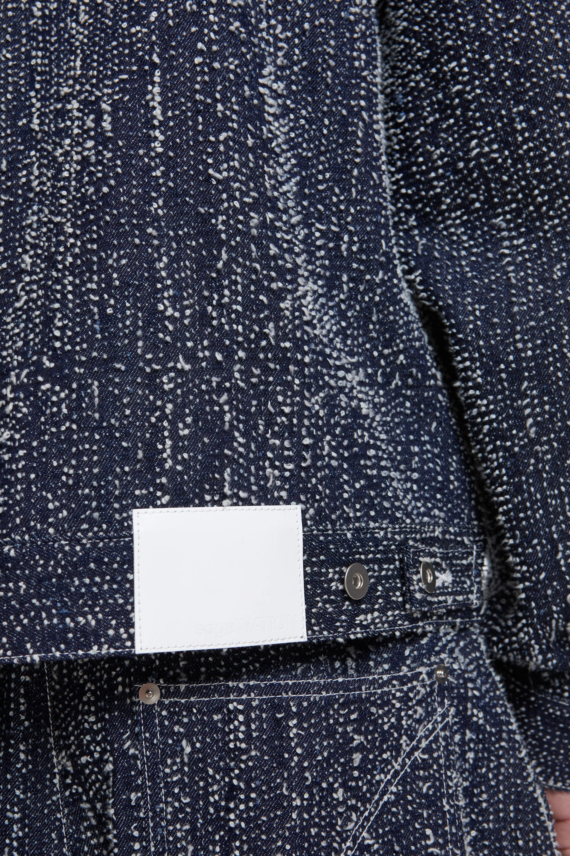 Denim Jiji Jacket Snow Nep - Image 6