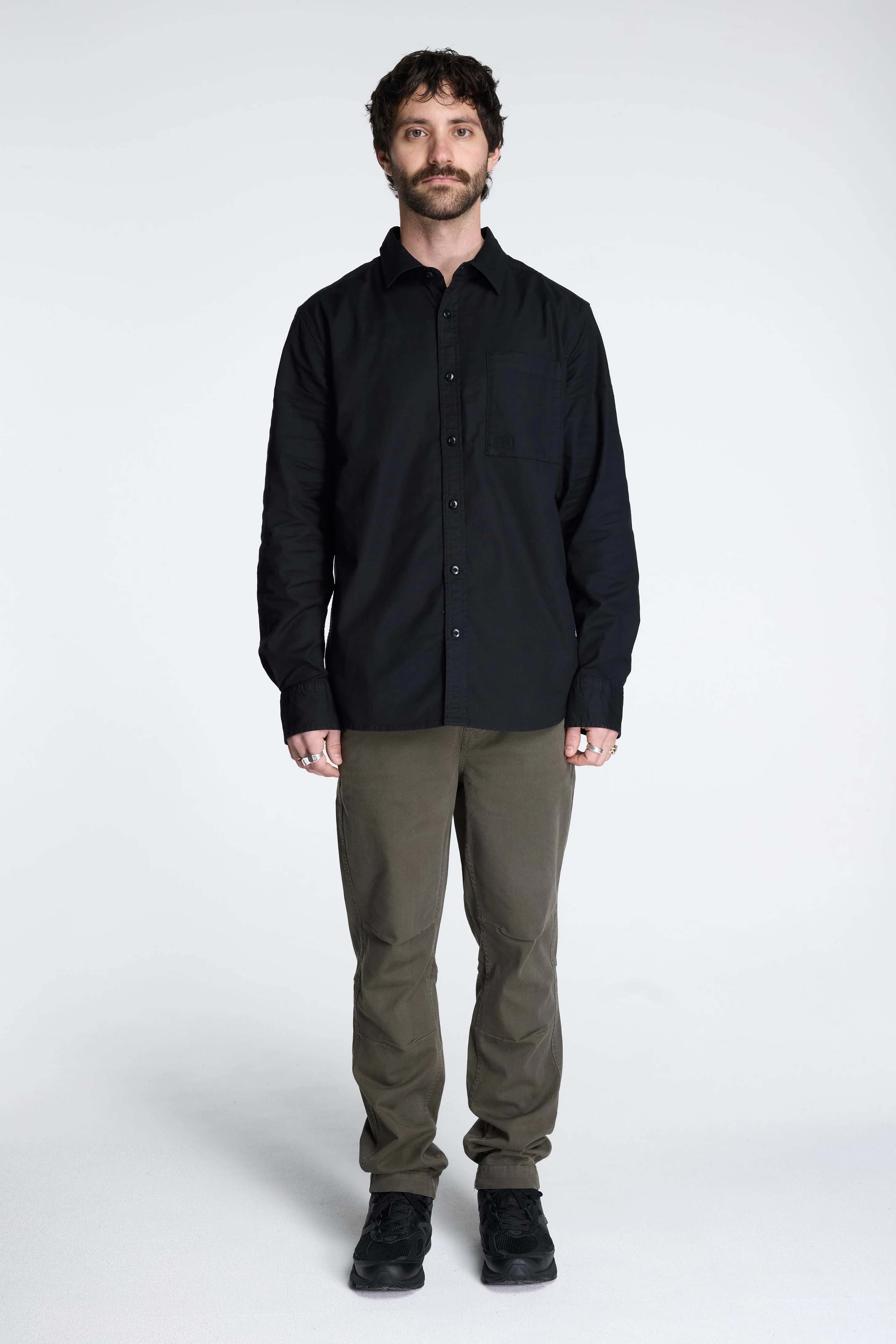 Desert Shirt Mens Black - Image 3