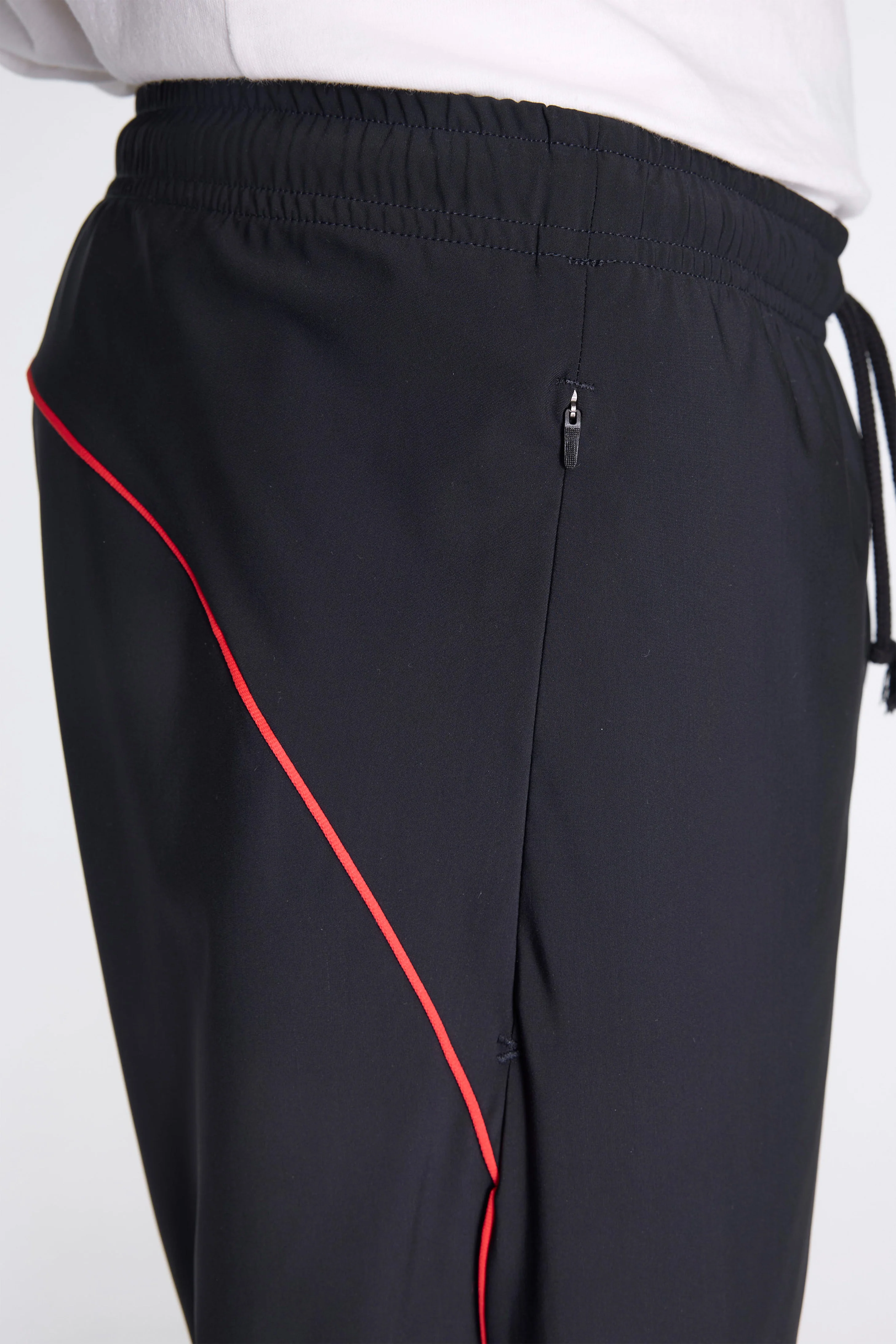 Wide Leg Track Pants Black - Image 4