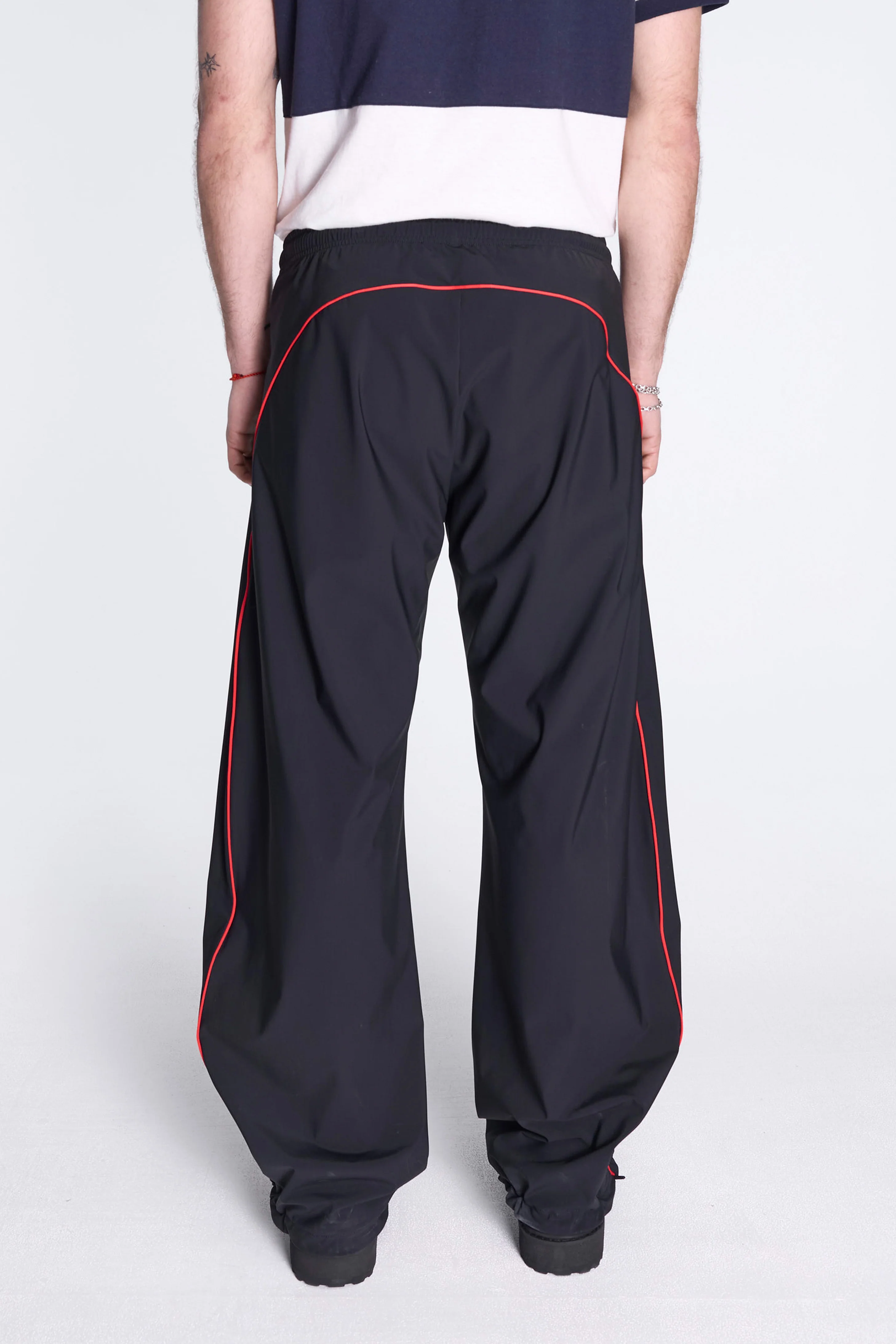 Wide Leg Track Pants Black - Image 6