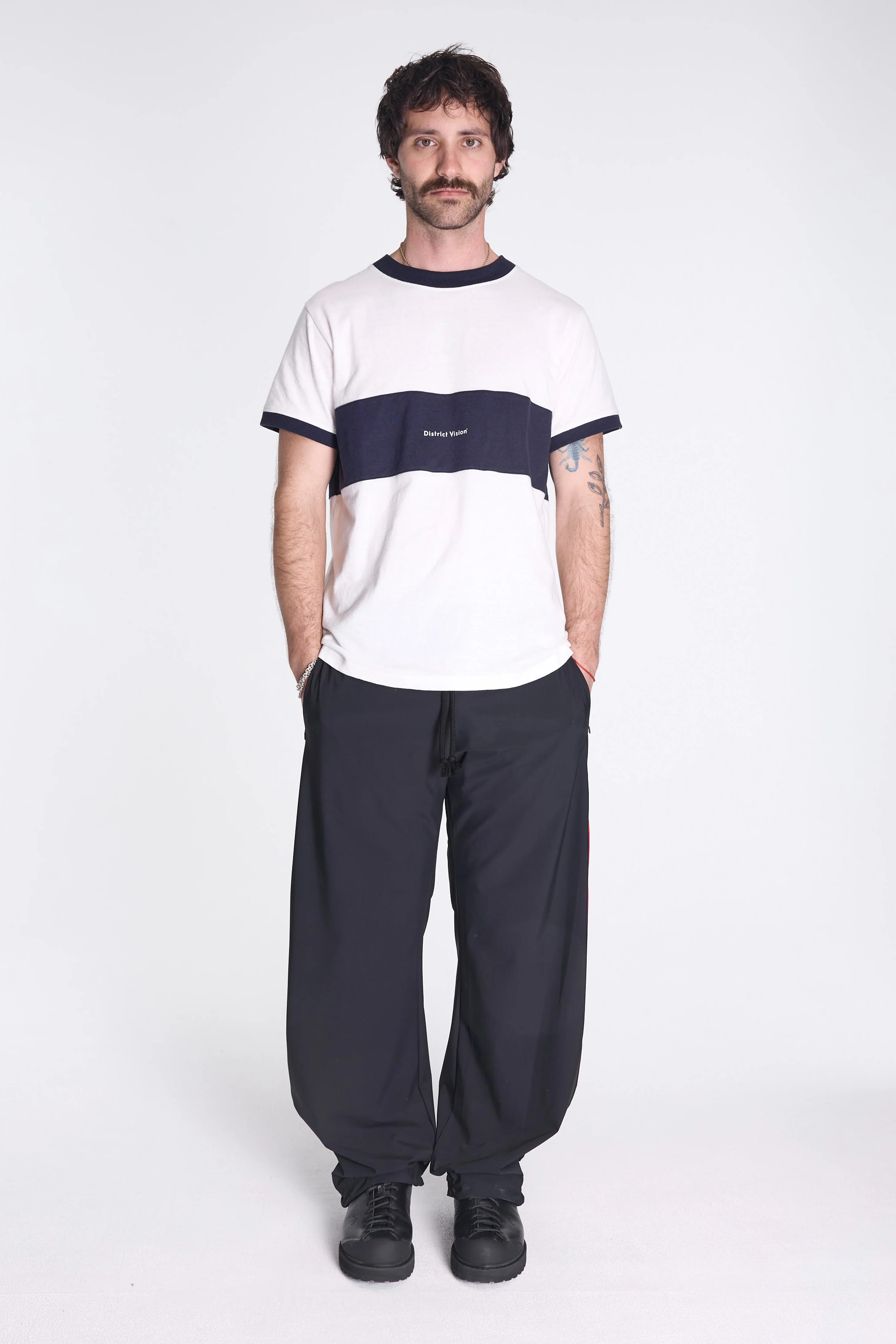 Wide Leg Track Pants Black - Image 7